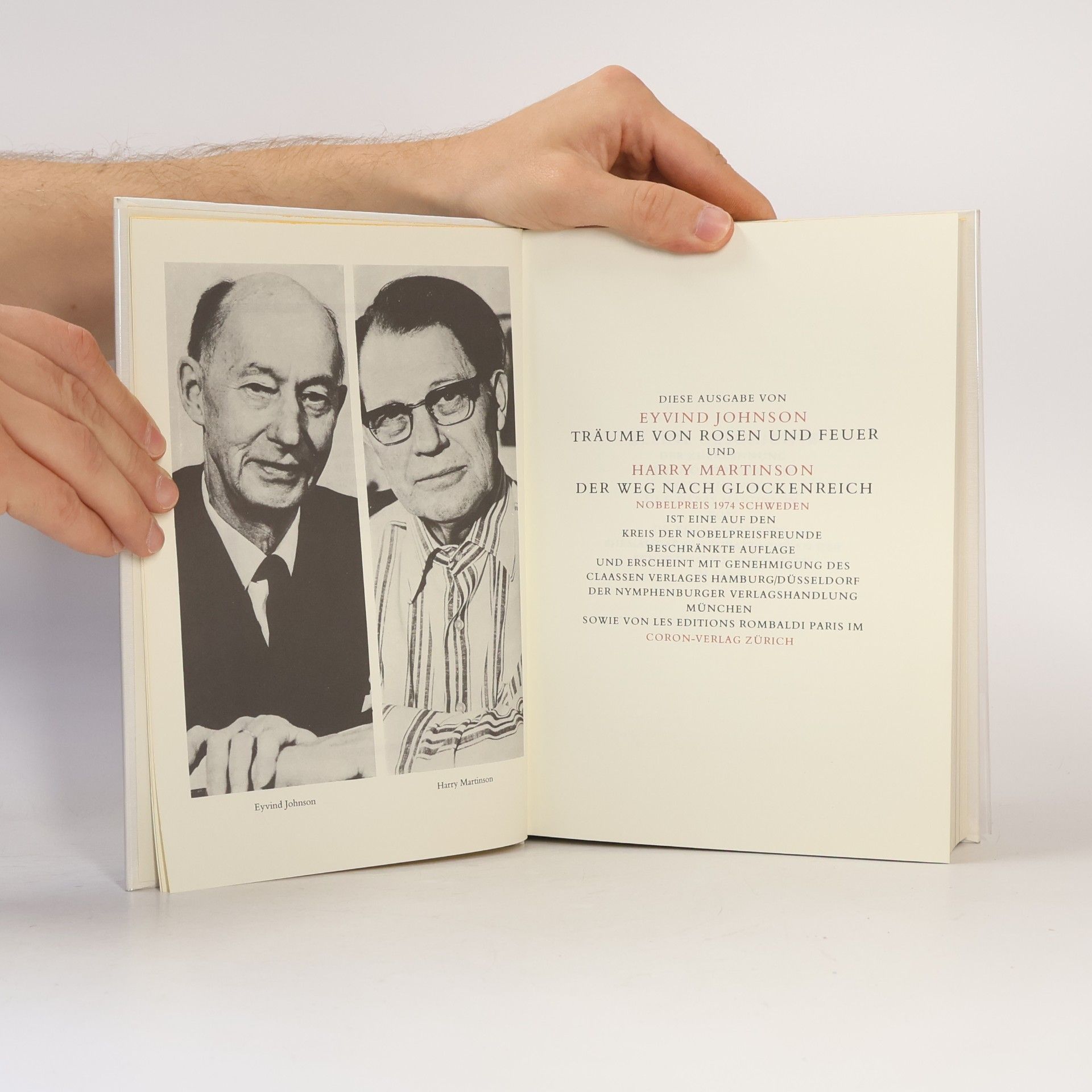 Harry Martinson Träume von Rosen und Feuer. Der Weg nach Glockenreich