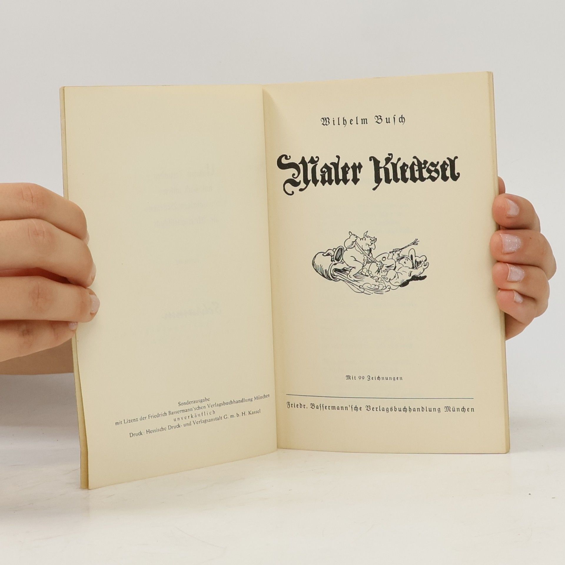 Wilhelm Busch Maler Klecksel