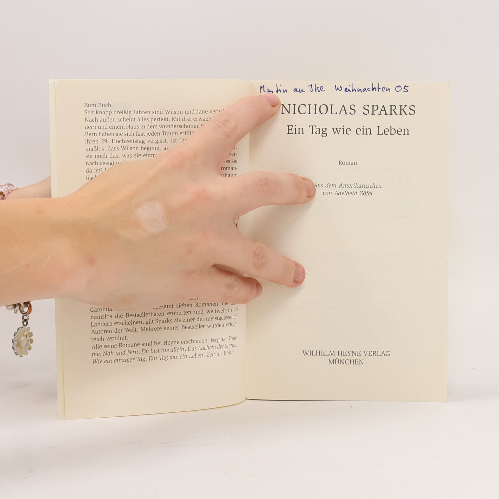 Nicholas Sparks Ein Tag wie ein Leben