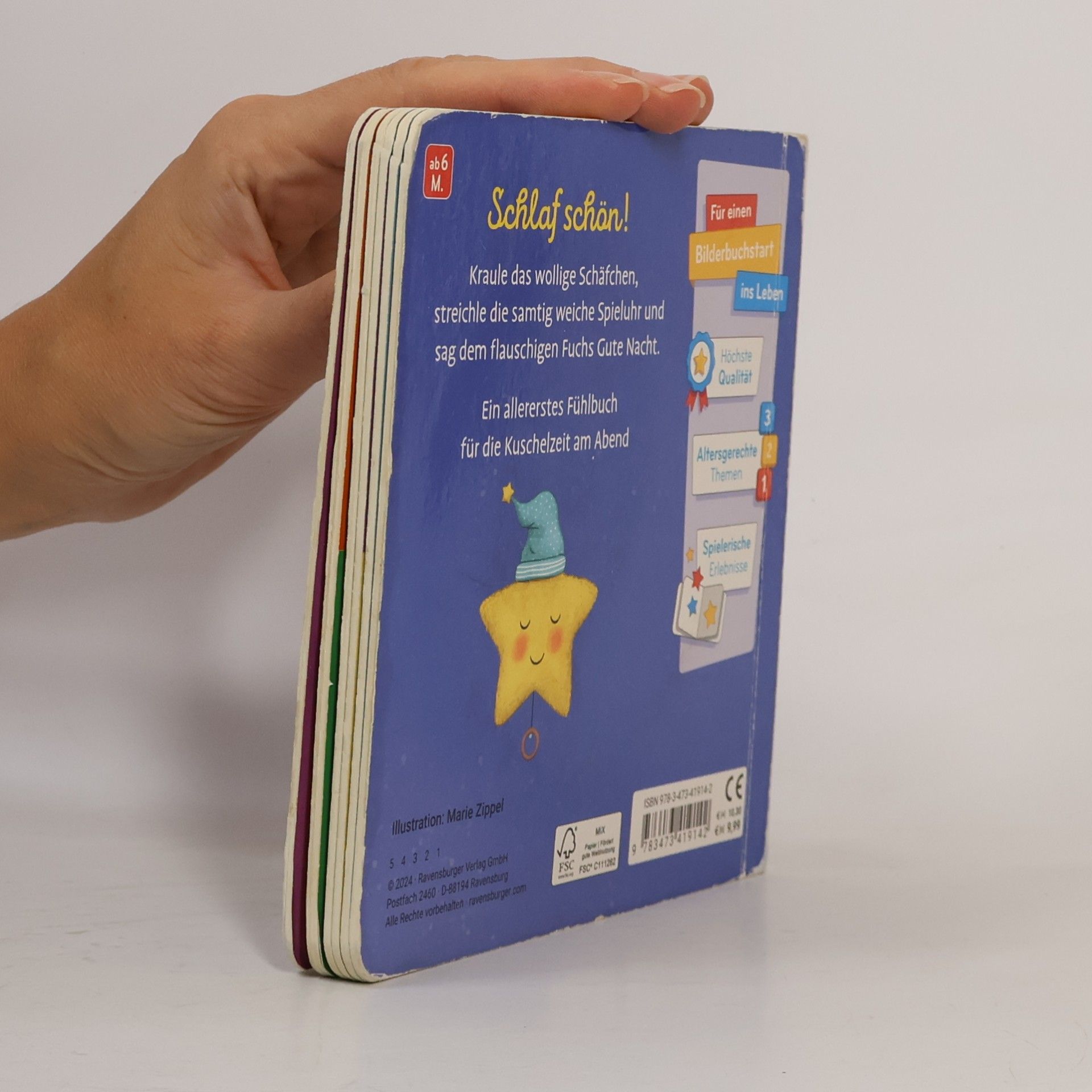 Marie Zippel Mein allererstes Fühlbuch: Gute Nacht