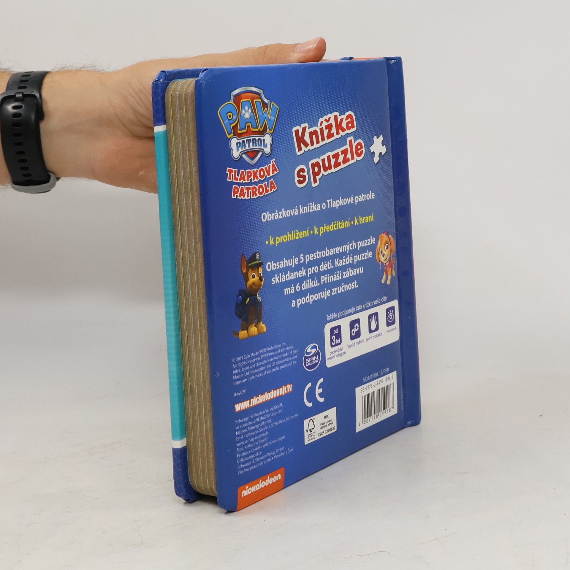Autores varios Tlapková patrola - knížka s puzzle