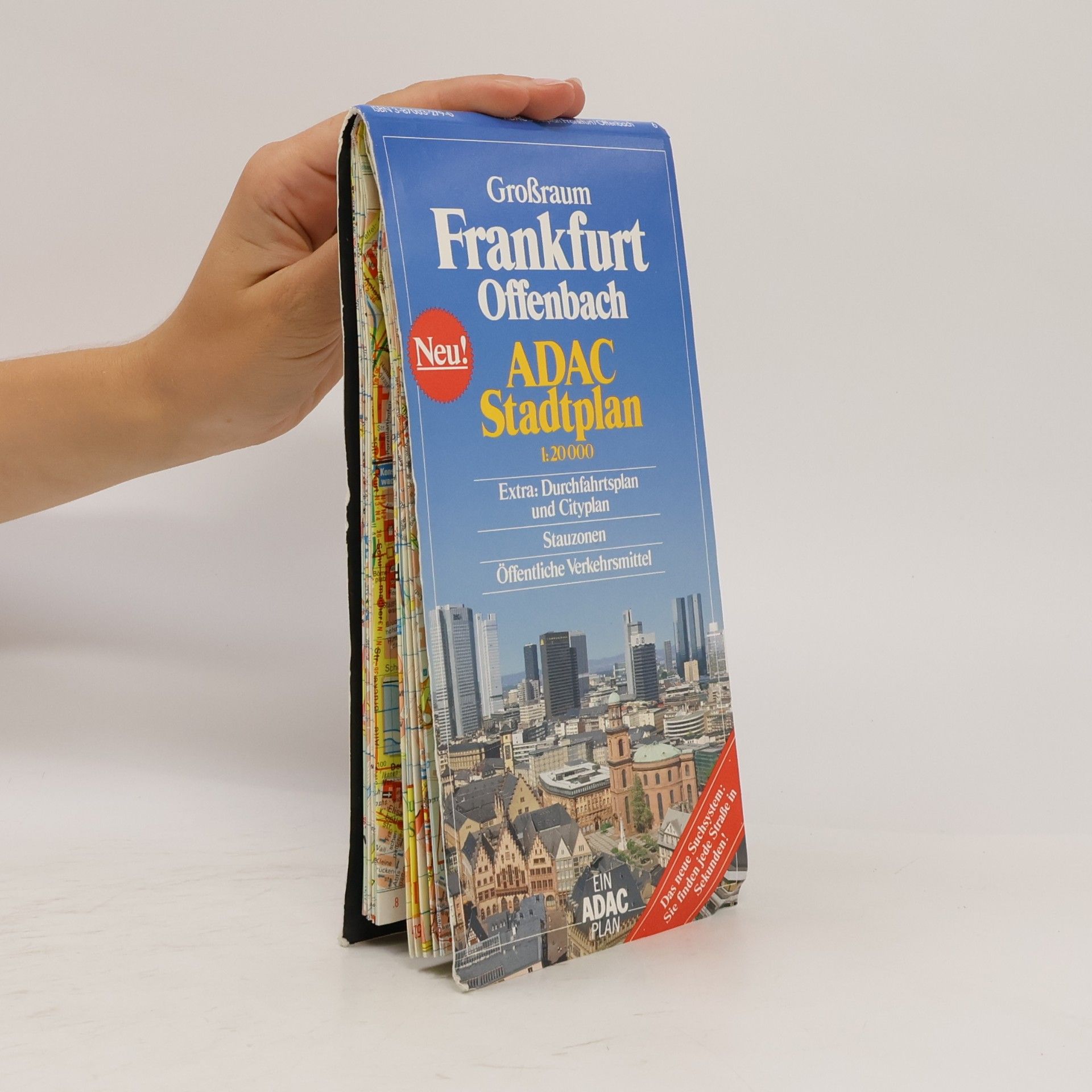 ADAC Verlag Grossraum Frankfurt, Offenbach ADAC Stadtplan 1:20 000: Neu!