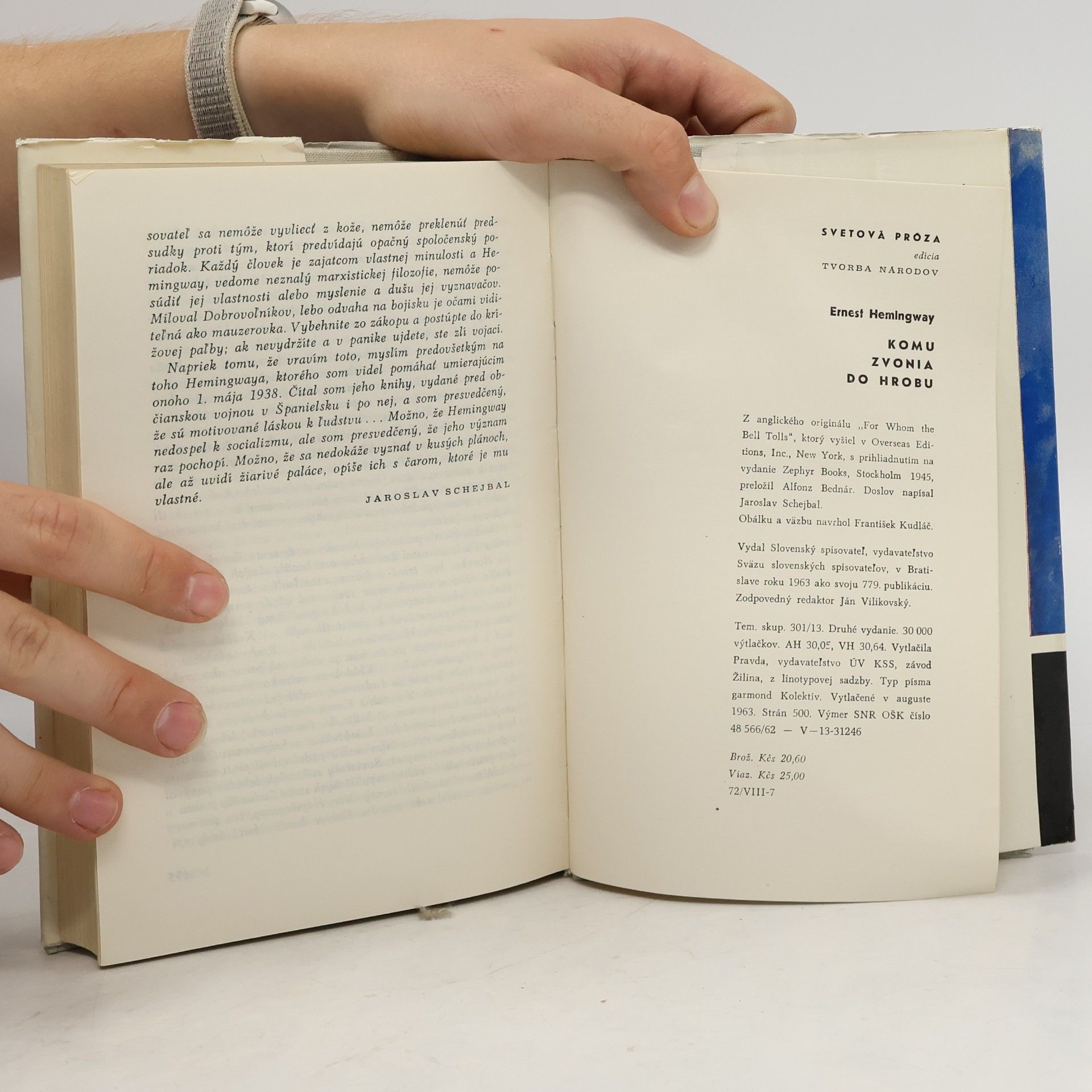 Ernest Hemingway Komu zvonia do hrobu