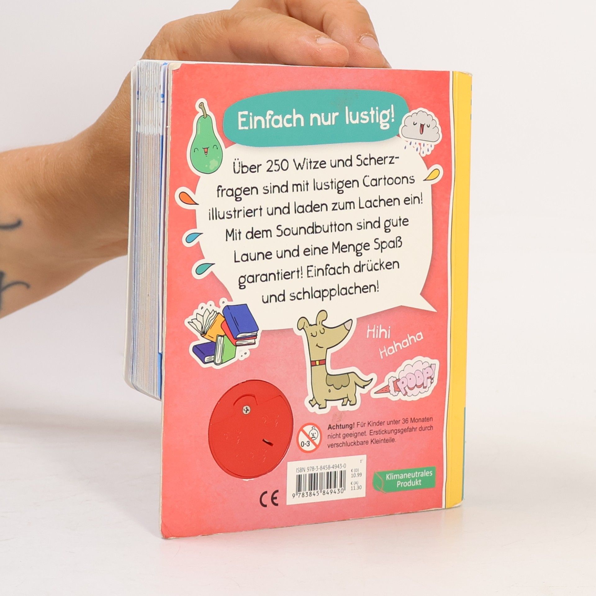 Philip Kiefer Das Lach-Sound-Buch – Pupslustige Witze. Mit Pups- und Kicherknopf