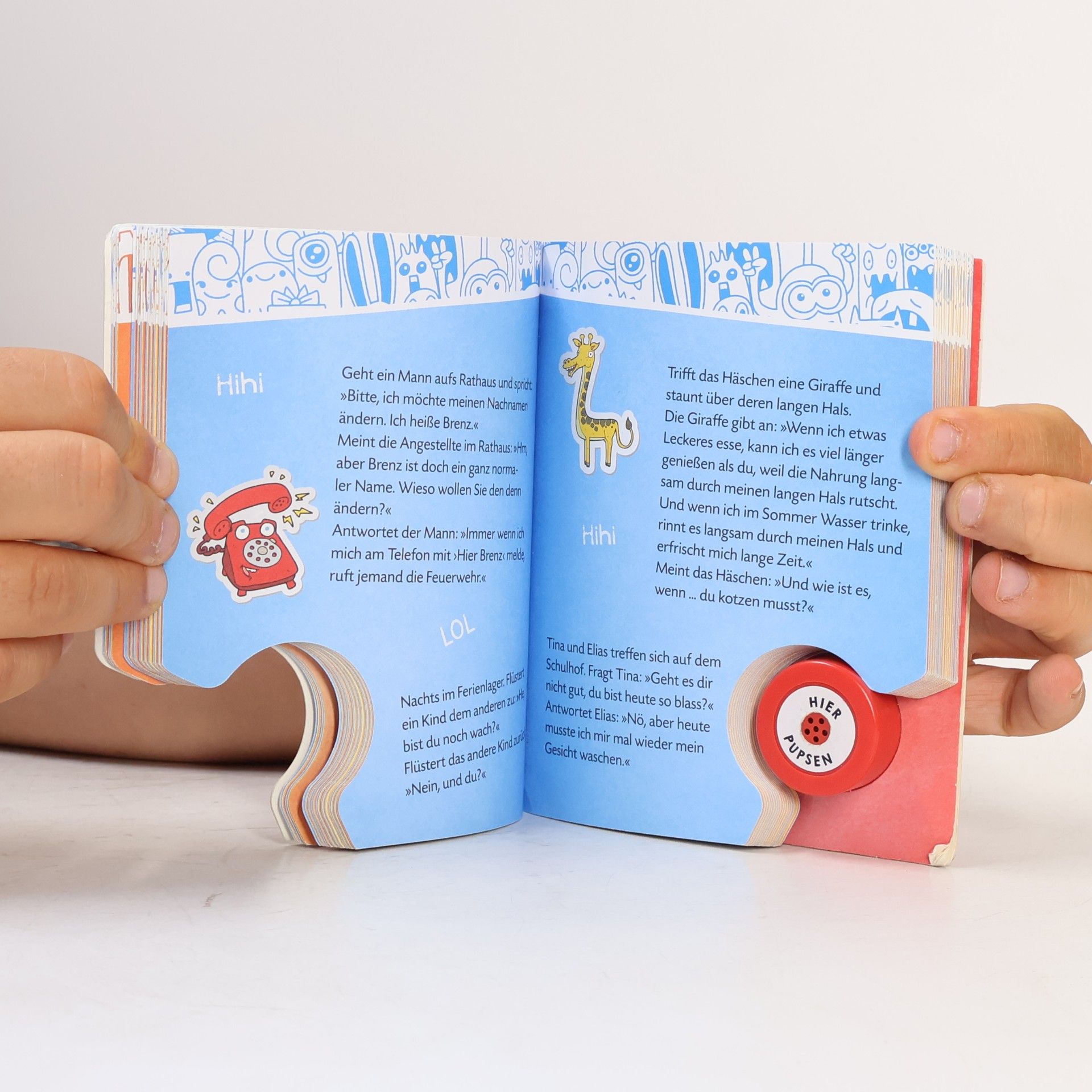 Philip Kiefer Das Lach-Sound-Buch – Pupslustige Witze. Mit Pups- und Kicherknopf