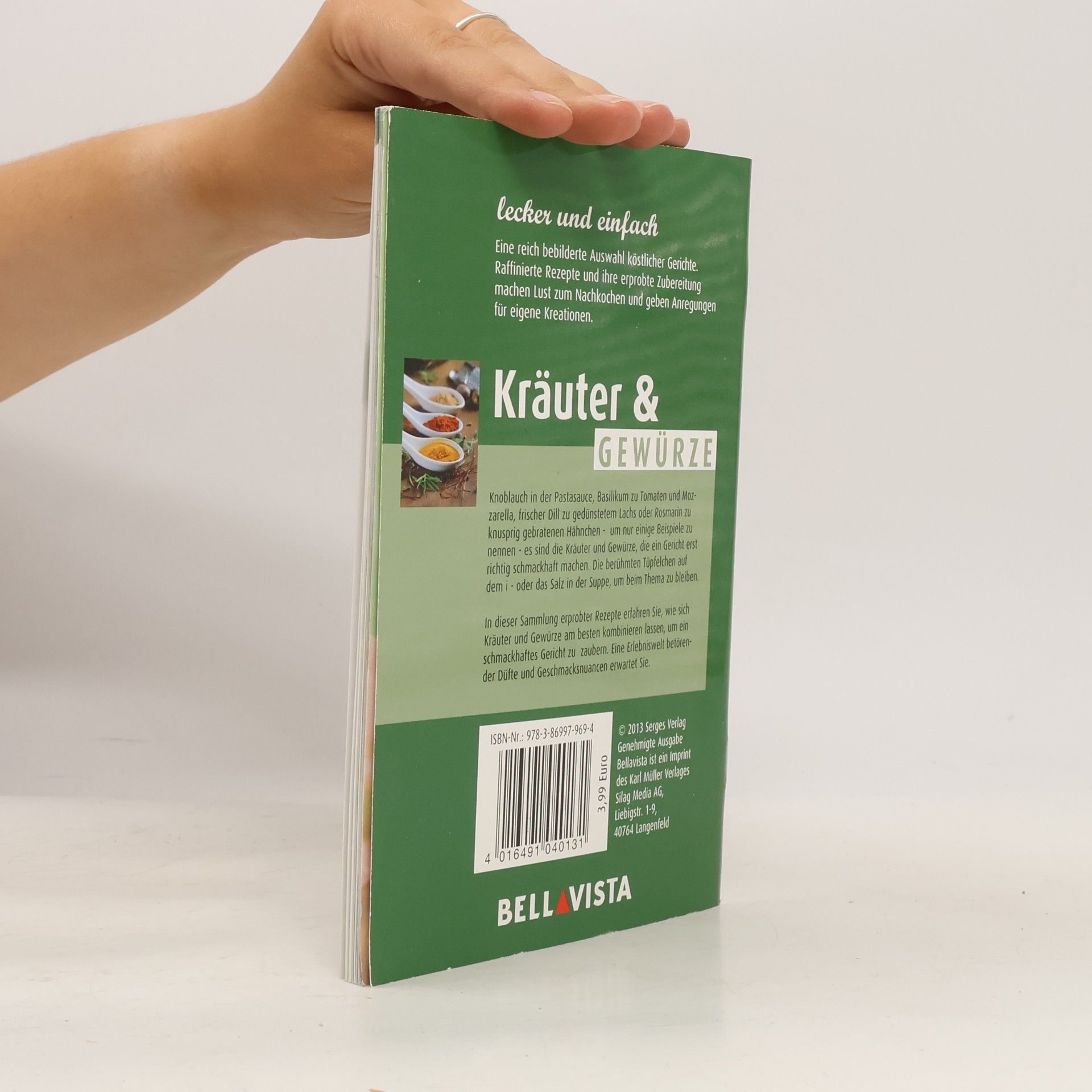 Bellavista Kochbuch lecker und einfach - Kräuter & Gewürze