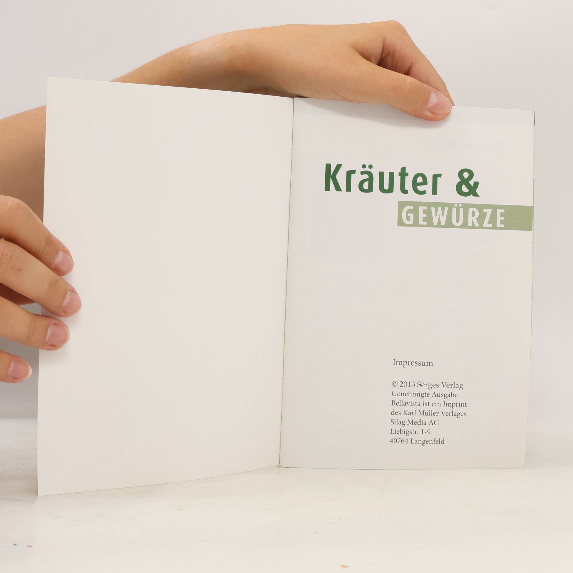 Bellavista Kochbuch lecker und einfach - Kräuter & Gewürze