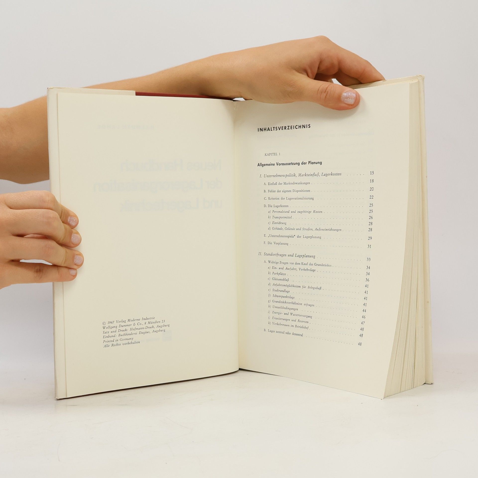 Helmuth Lahde Neues Handbuch der Lagerorganisation und Lagertechnik
