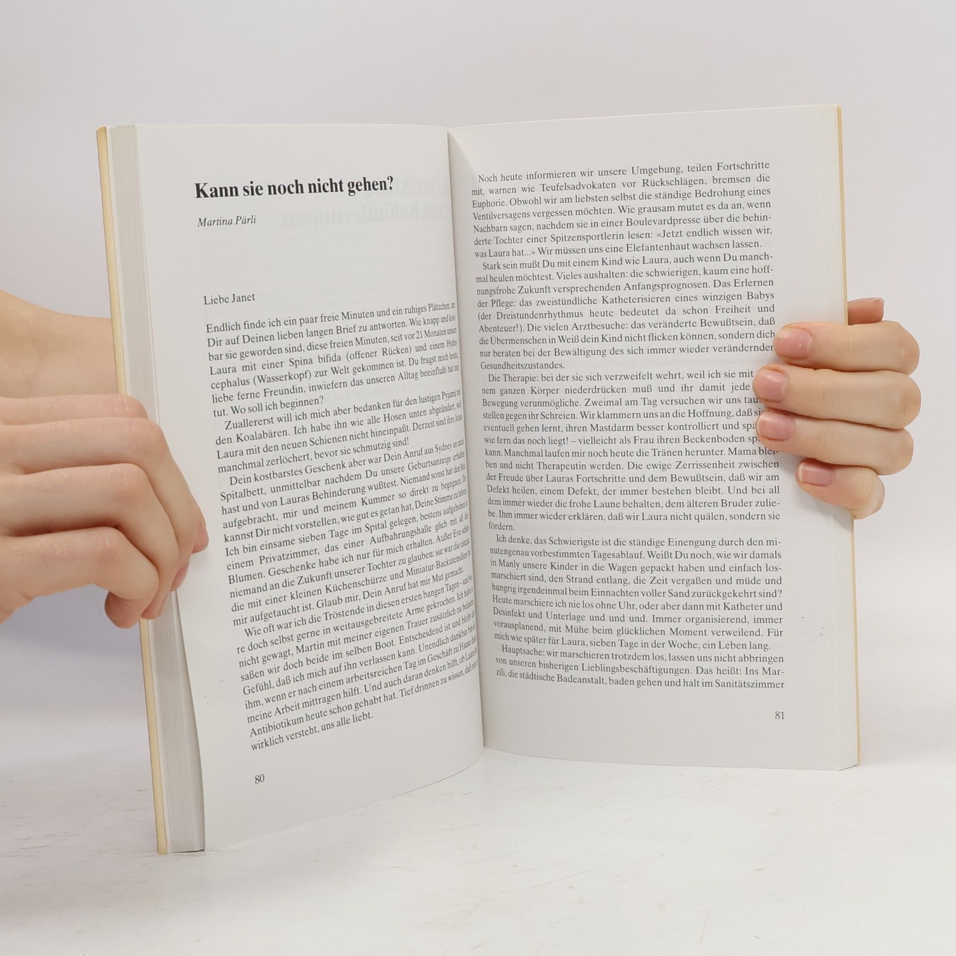 Christian Kind Behindertes Leben oder verhindertes Leben