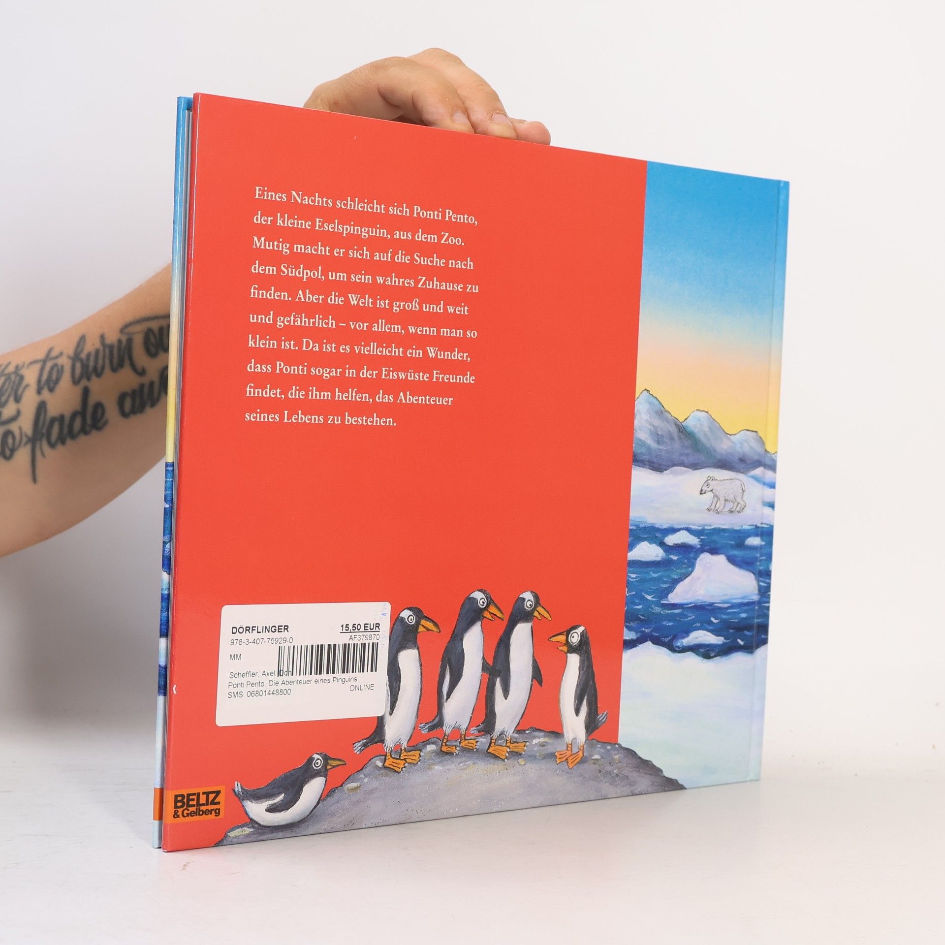 Julia Donaldson Ponti Pento. Die Abenteuer eines Pinguins