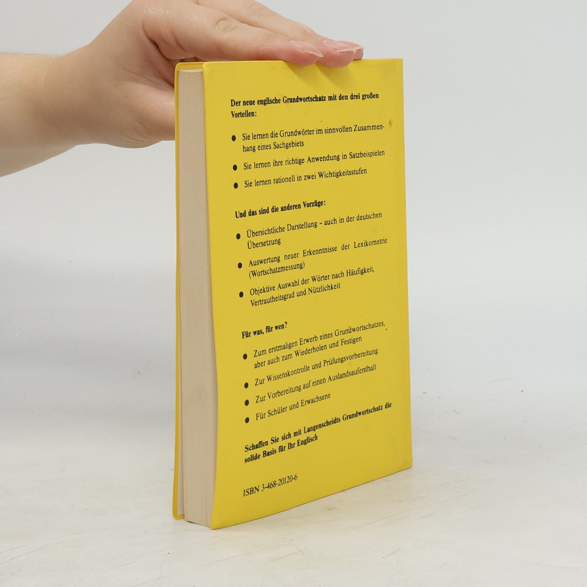 LangenscheidtRedaktion Langenscheidts Grundwortschatz, Englisch : ein nach Sachgebieten geordnetes Lernwörterbuch mit Satzbeispielen