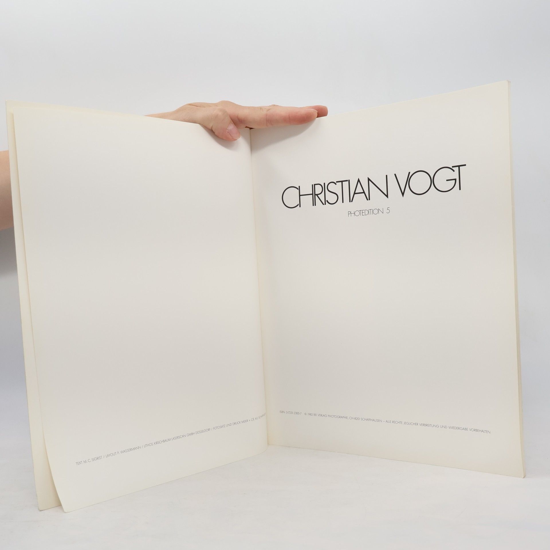 Christian Vogt Christian Vogt Photedition 5
