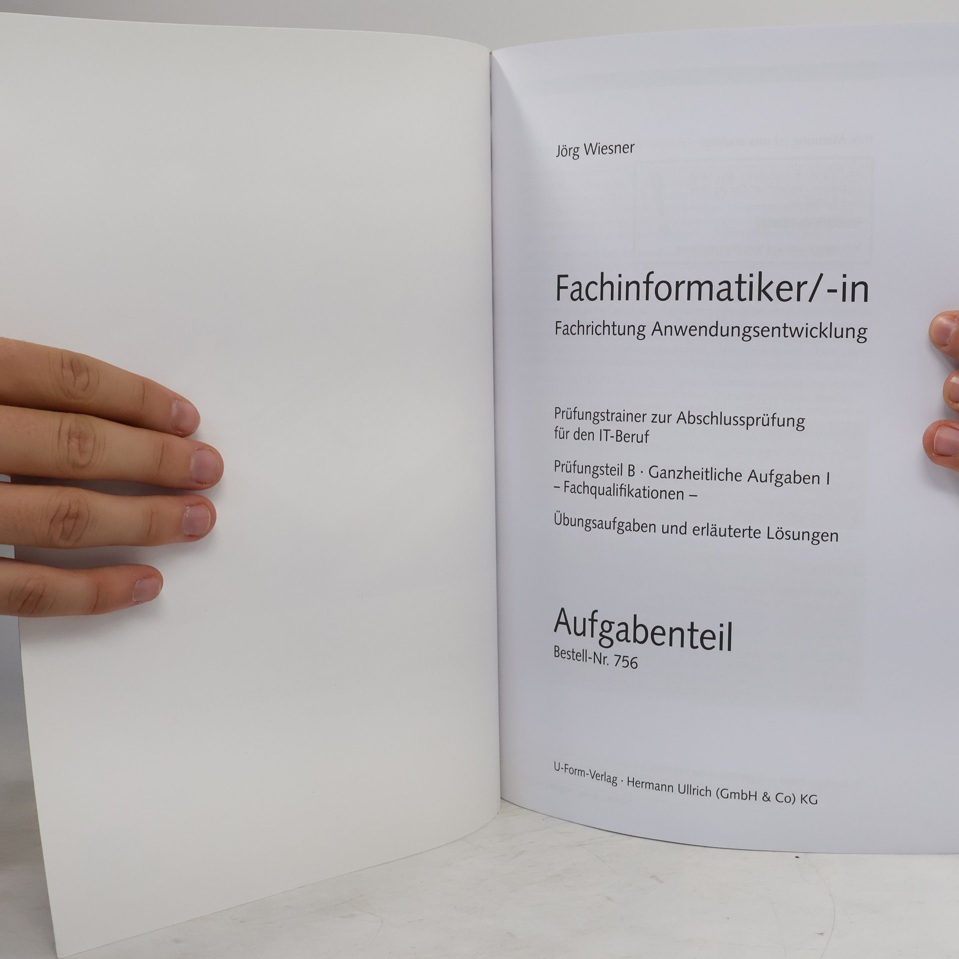 Hans-Jörg Wiesner Fachinformatiker /-in