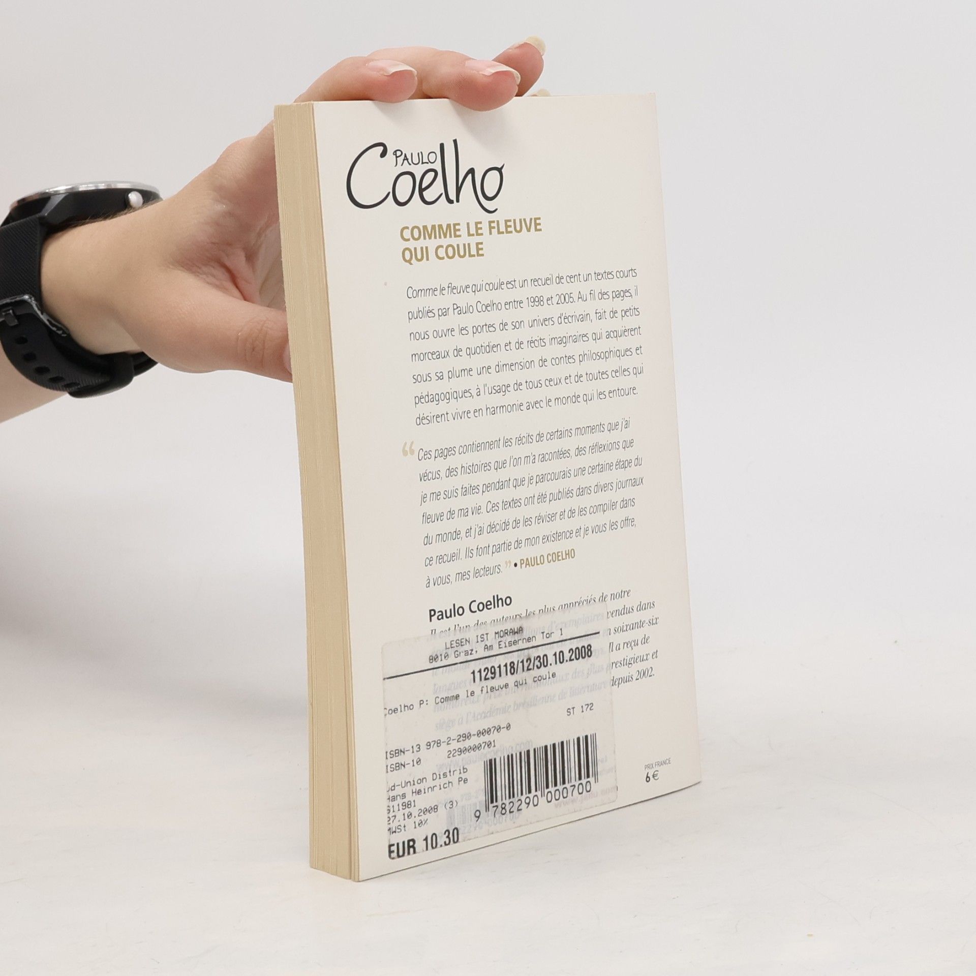 Paulo Coelho Comme le fleuve qui coule