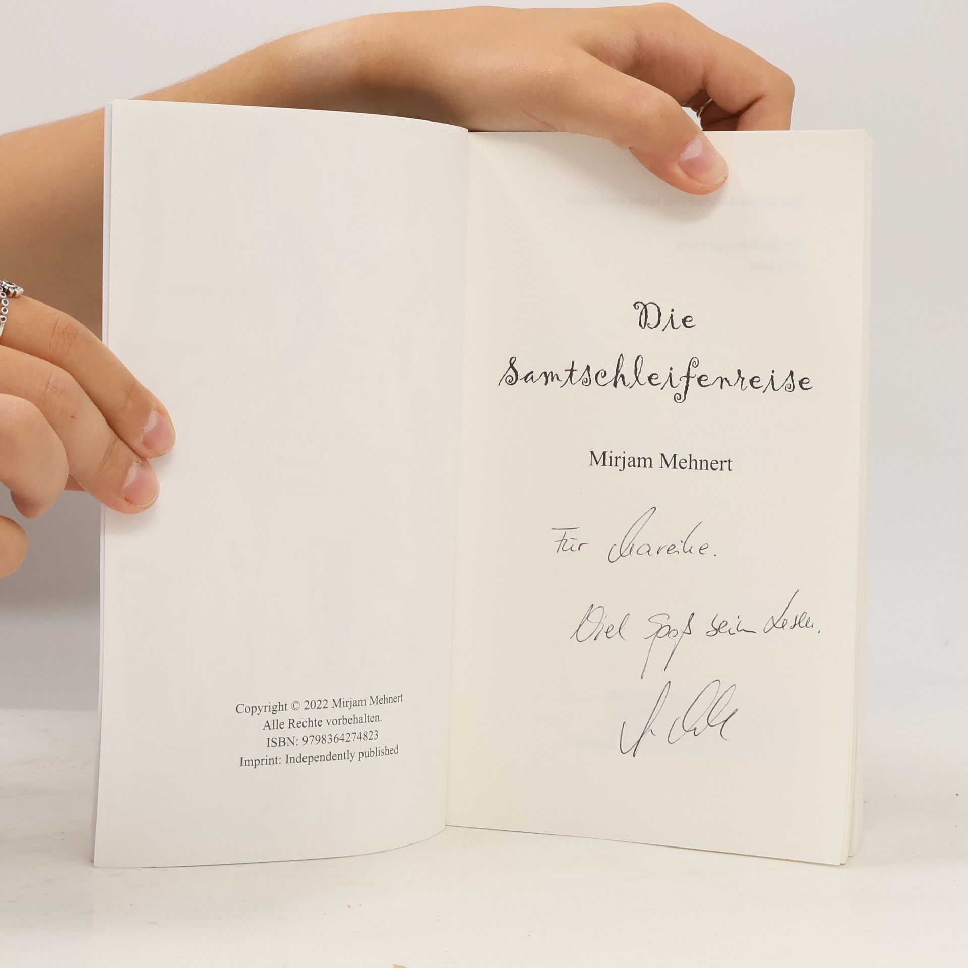 Mirjam Mehnert Die Samtschleifenreise