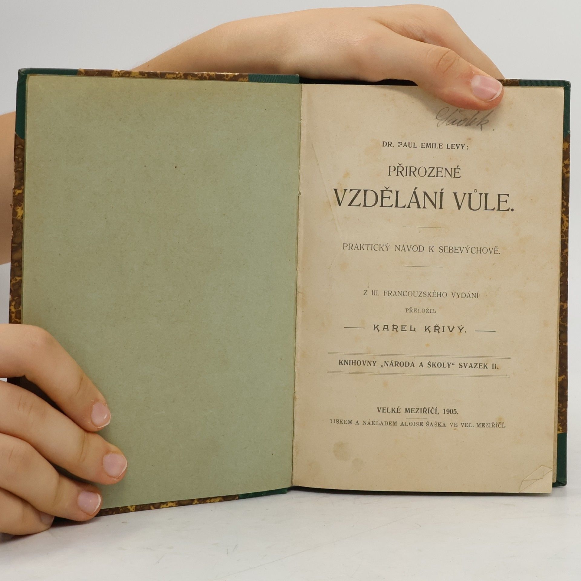 Paul Lévy Přirozené vzdělání vůle II