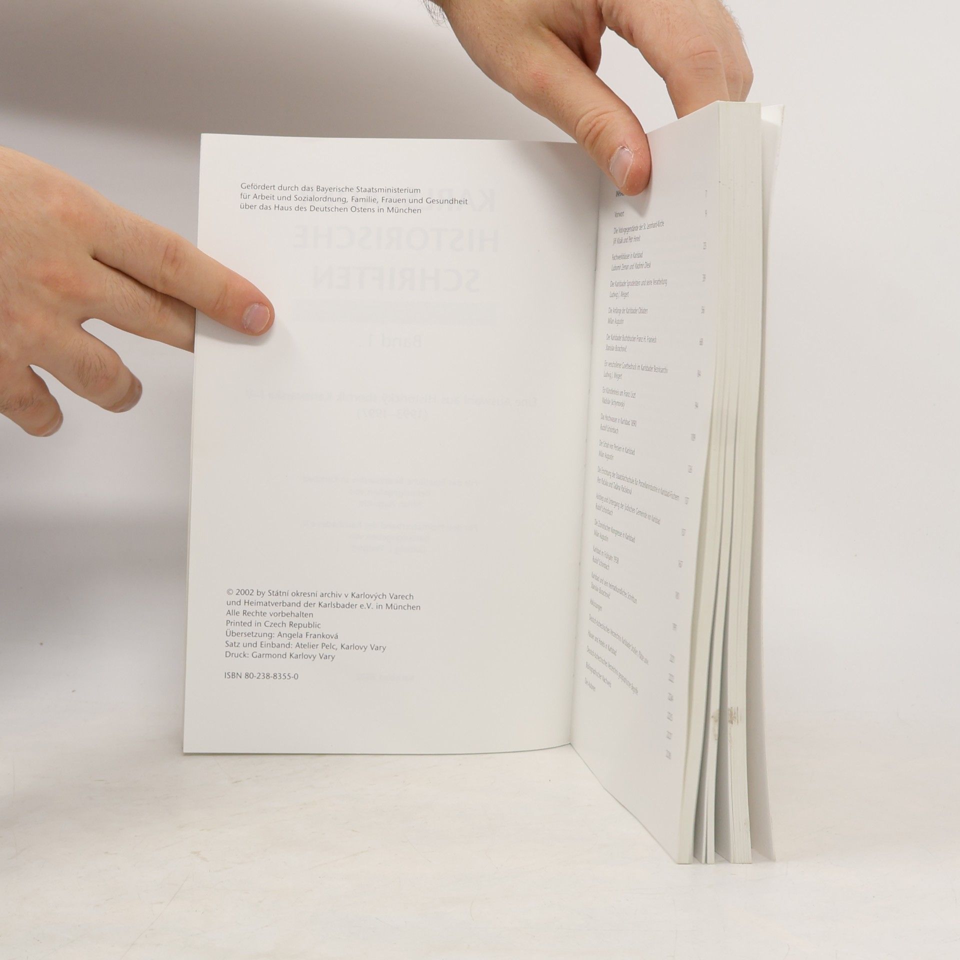 Karlsbader historische Schriften