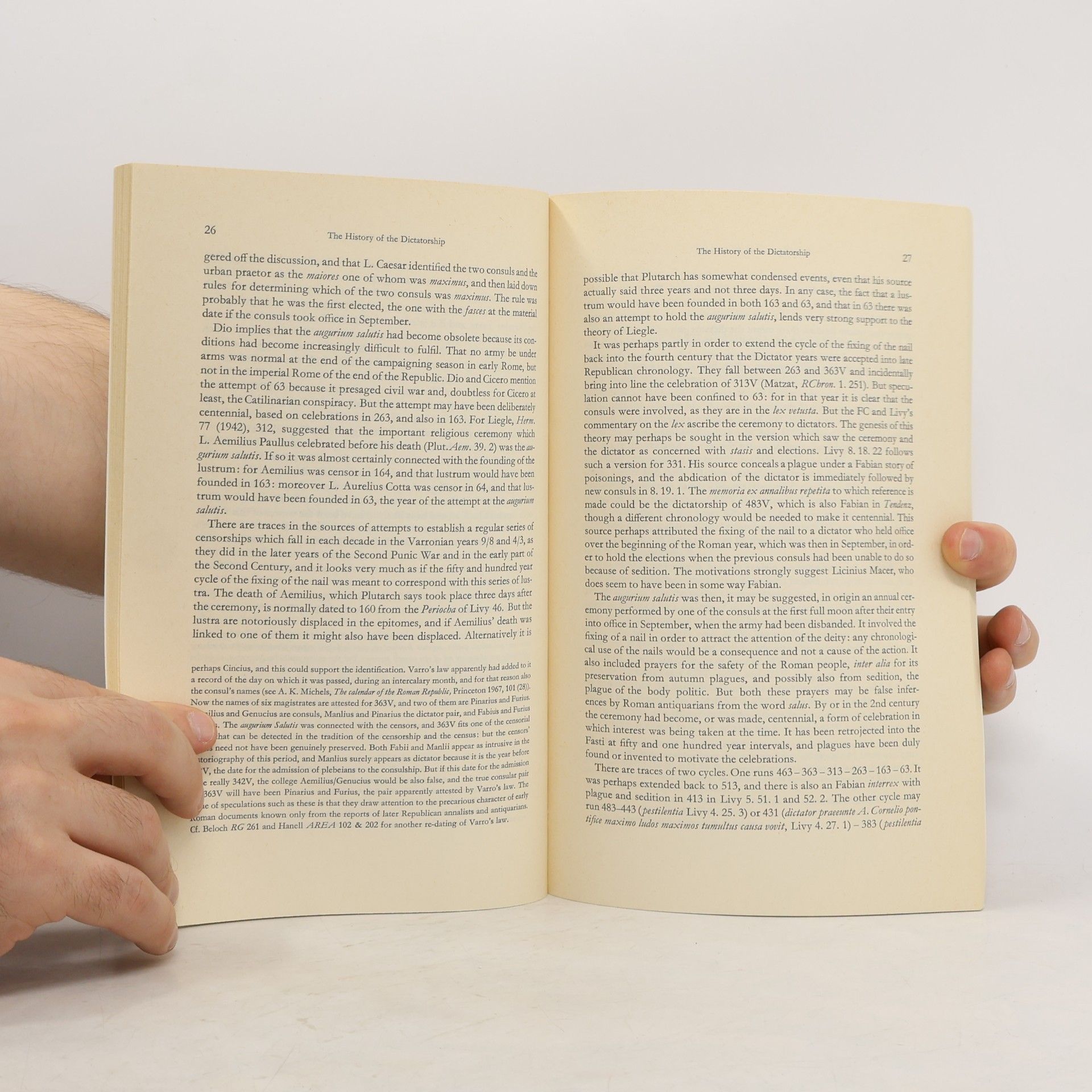 John Pinsent Military tribunes and plebeian consuls, the fasti from 444 V to 342 V