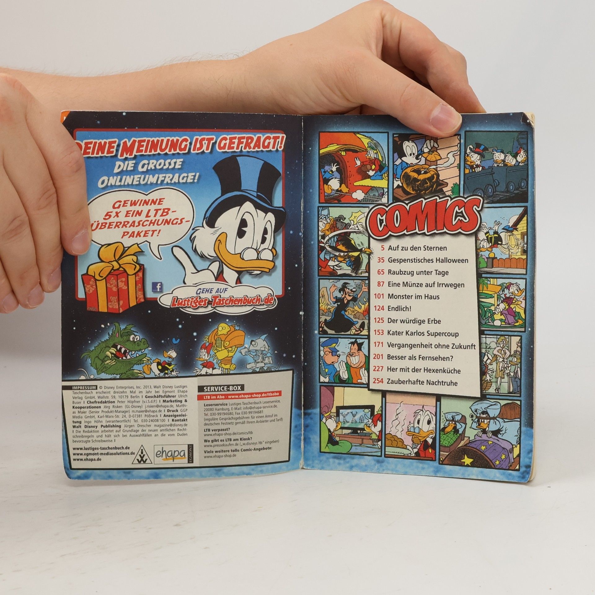 Walt Disney Lustiges Taschenbuch 447. Auf zu den Sternen