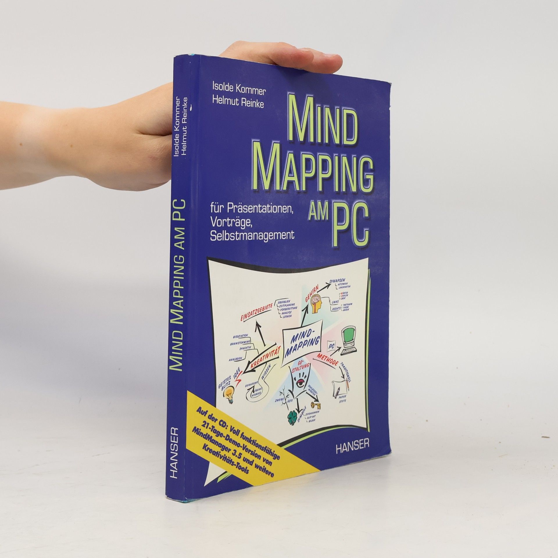 Isolde Kommer Mind mapping am PC