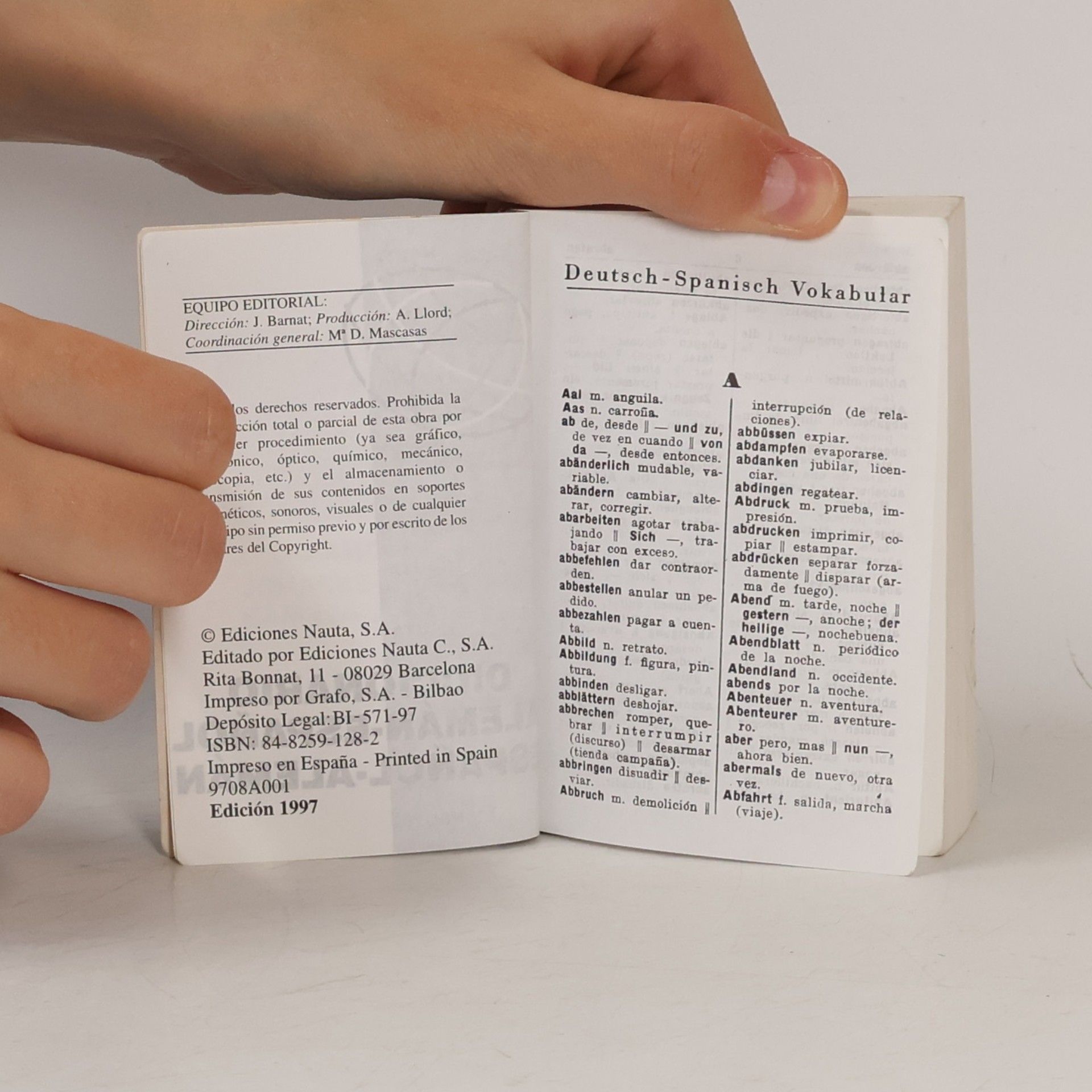 Diccionario alemán-español, español-alemán