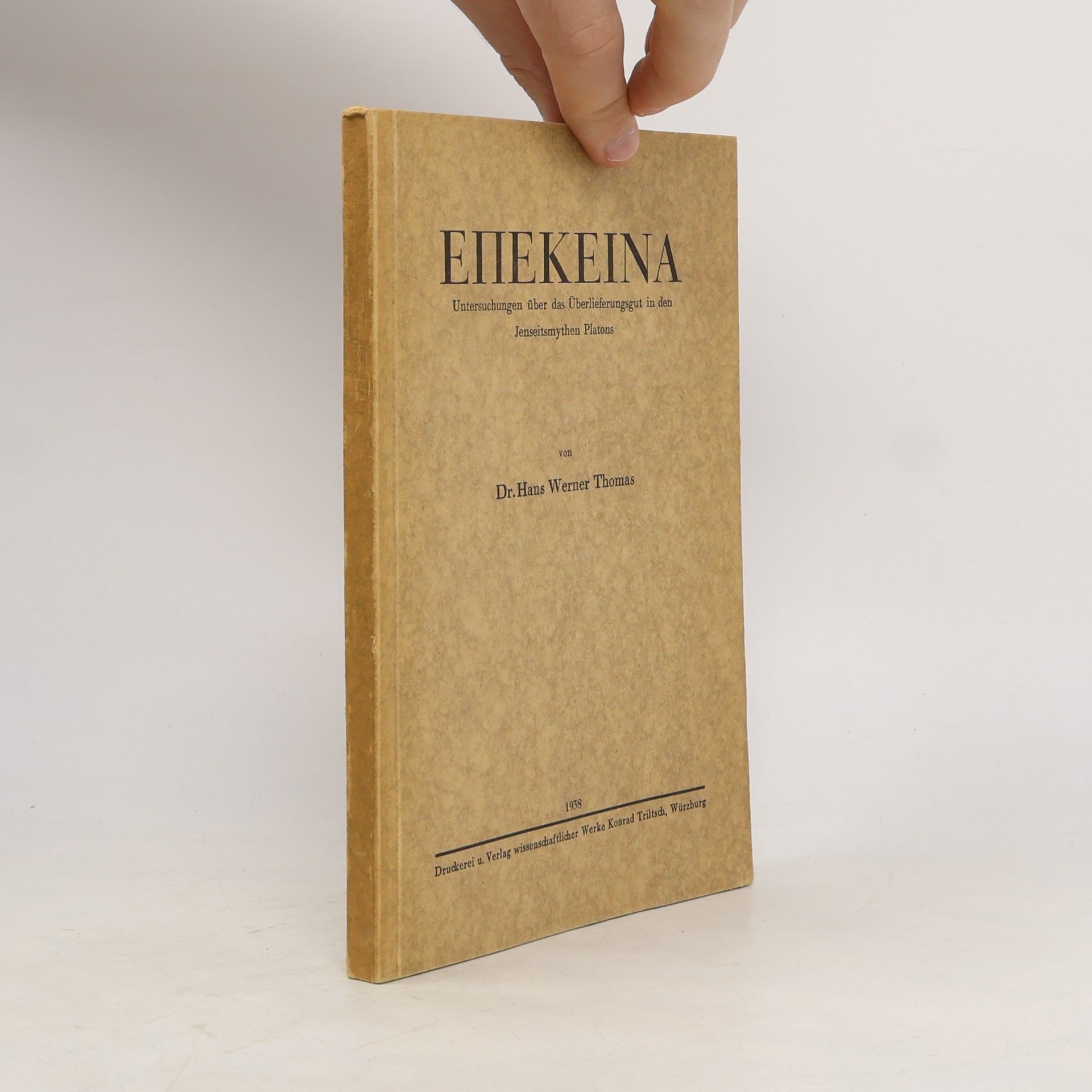 Hans Werner Thomas Epekeina