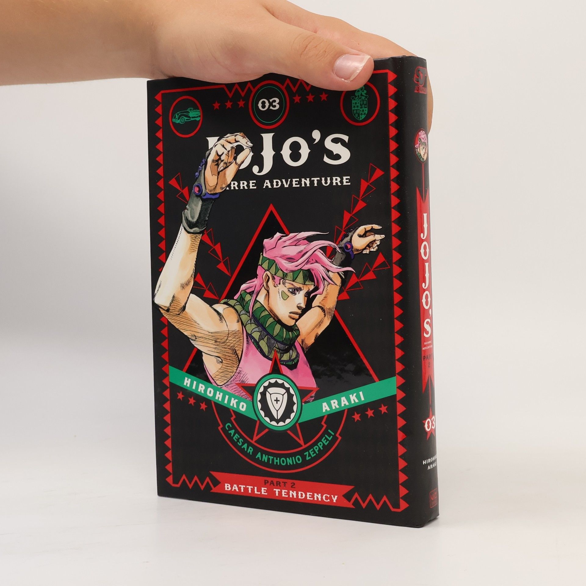 Hirohiko Araki JoJo's Bizarre Adventure: Part 2--Battle Tendency, Vol. 3