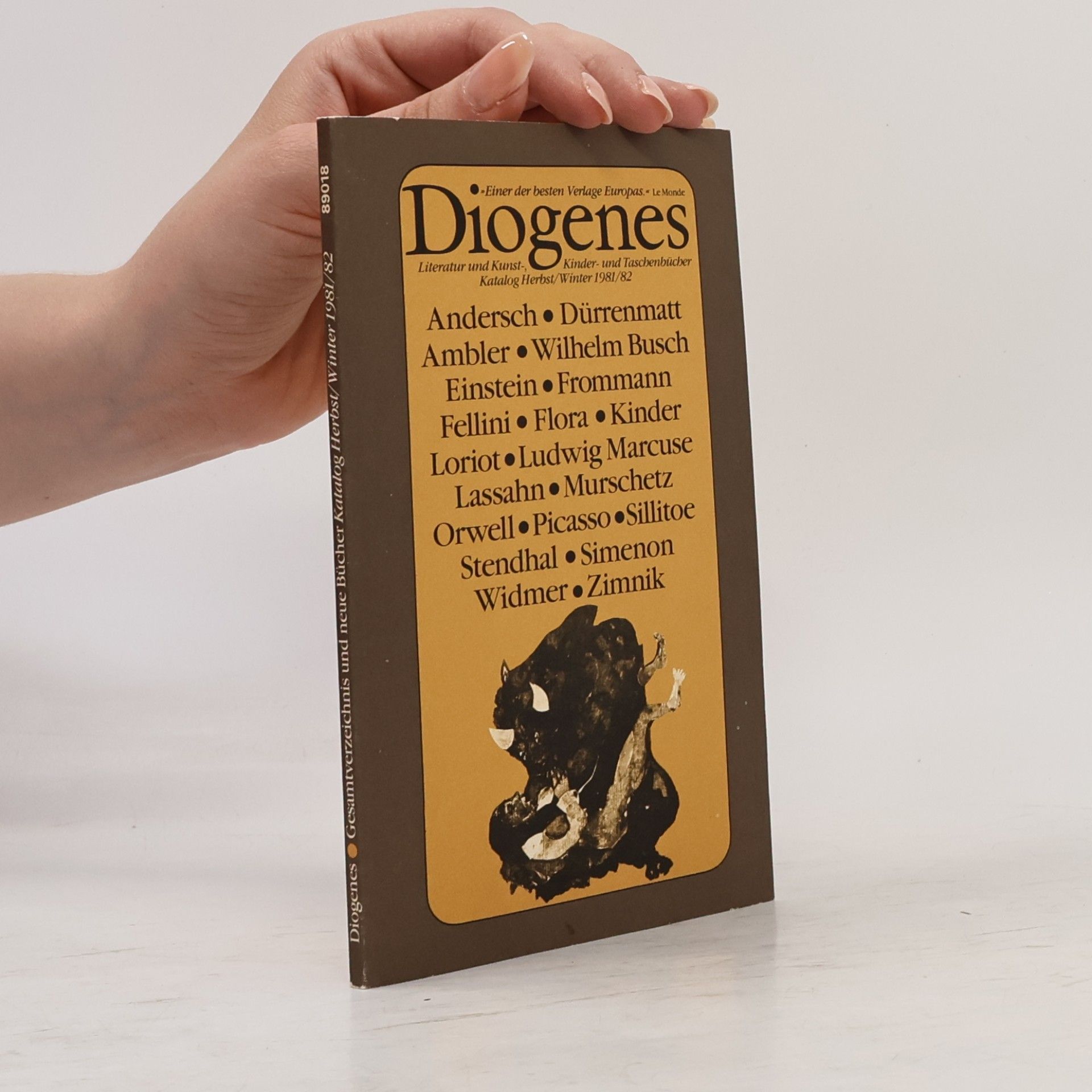 Various authors Diogenes Literatur und Kunst- Kinder- und Taschenbücher Katalog Herbst/Winter 1981/82