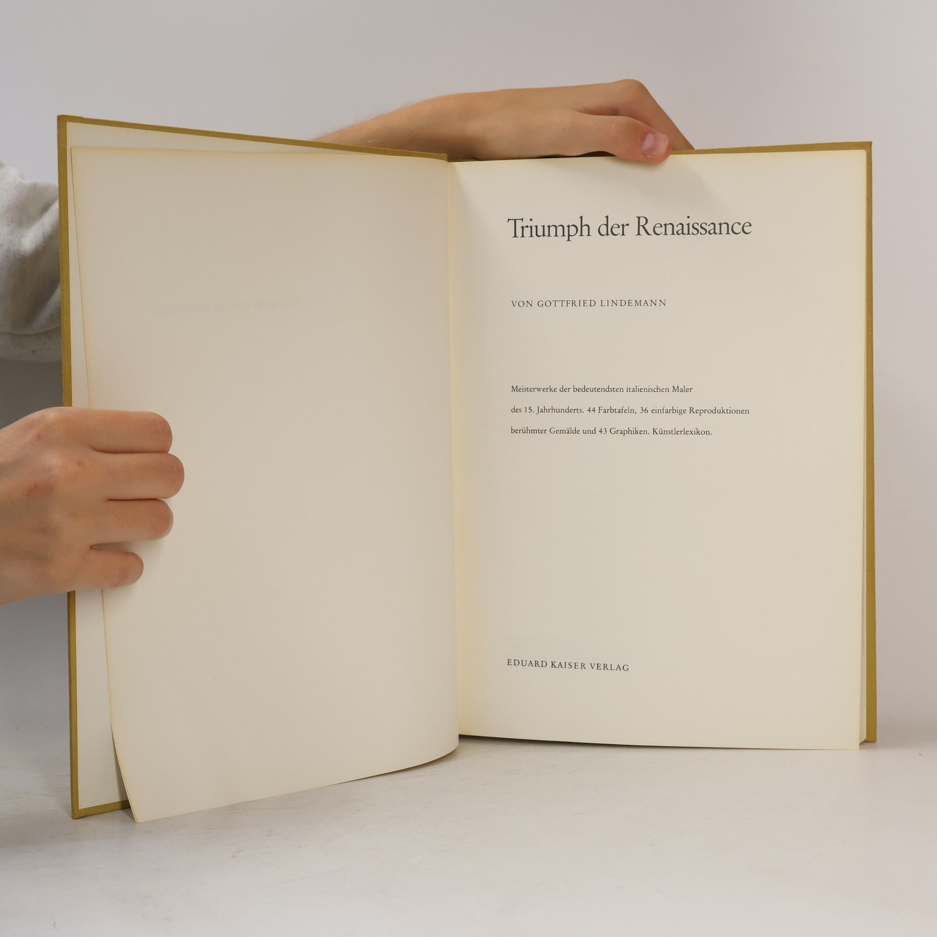 Gottfried Lindemann Triumph der Renaissance