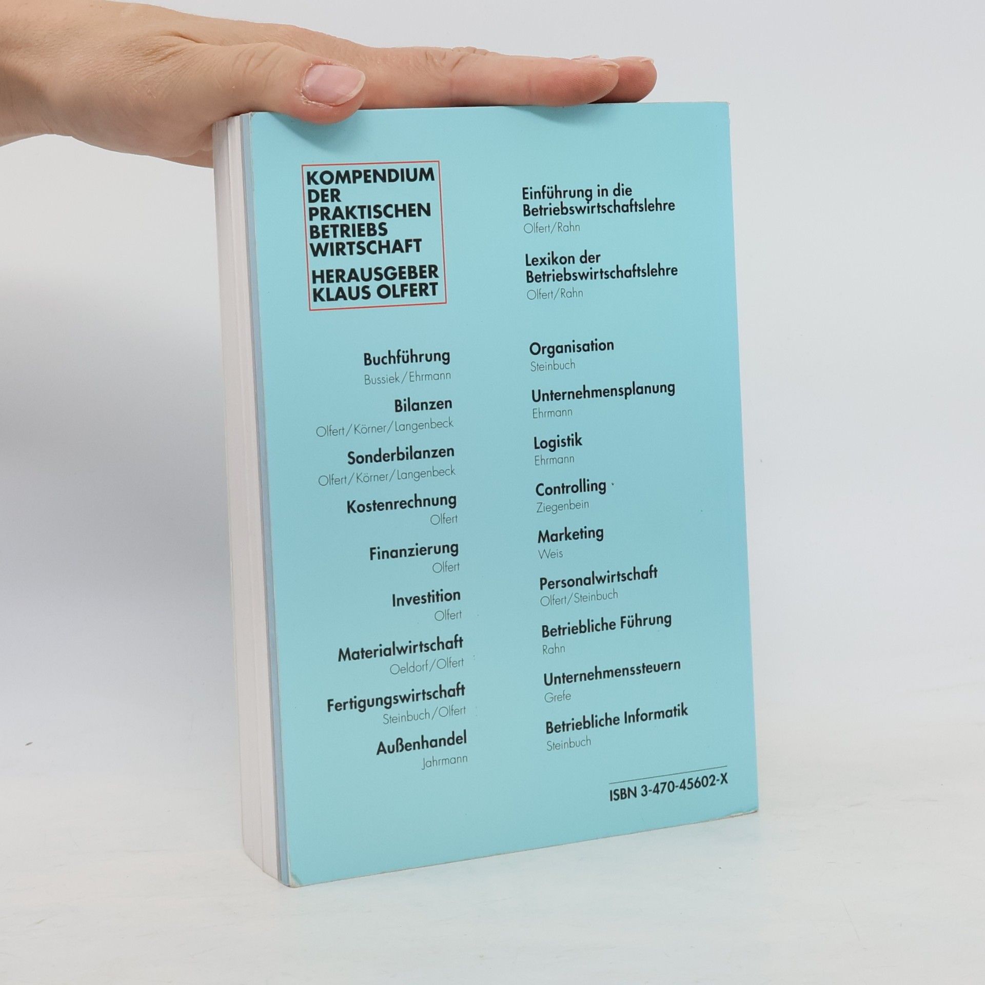 Klaus Olfert Lexikon der Betriebswirtschaftslehre