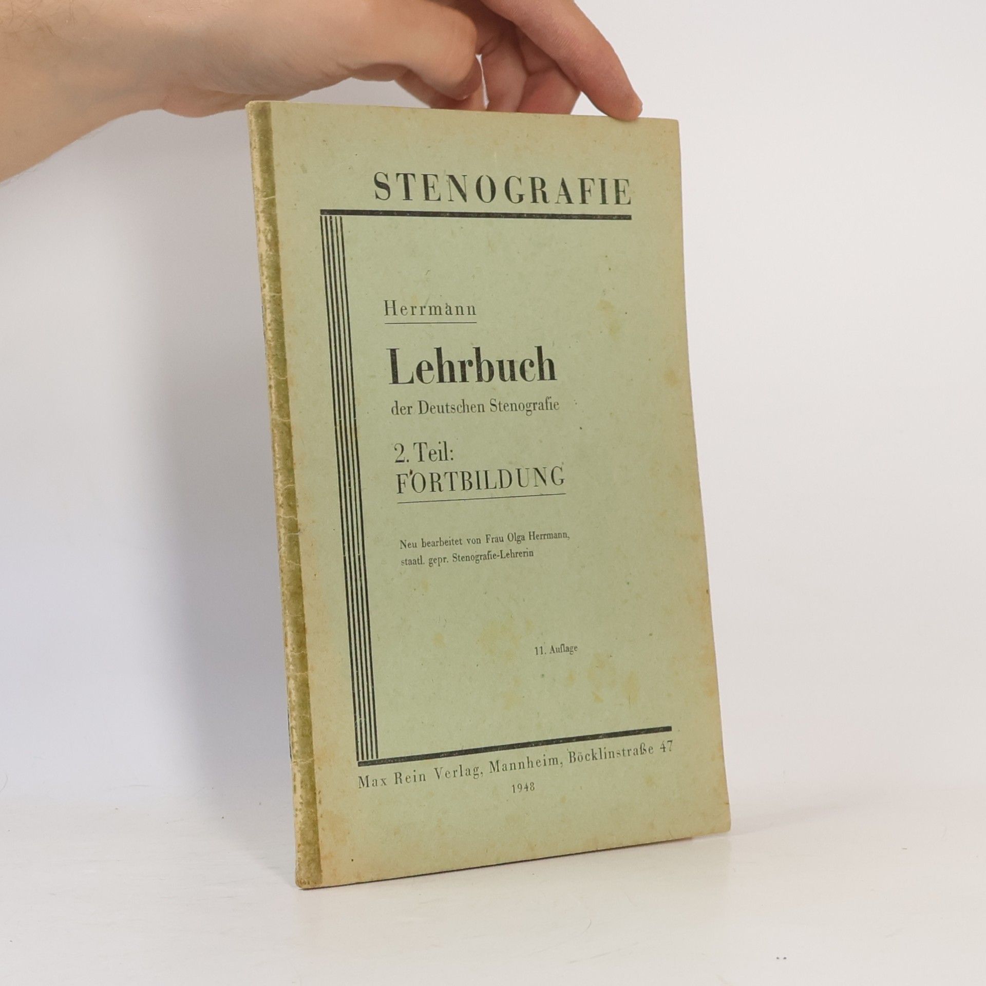 Autorenkollektiv Lehrbuch der Deutschen Stenografie 2