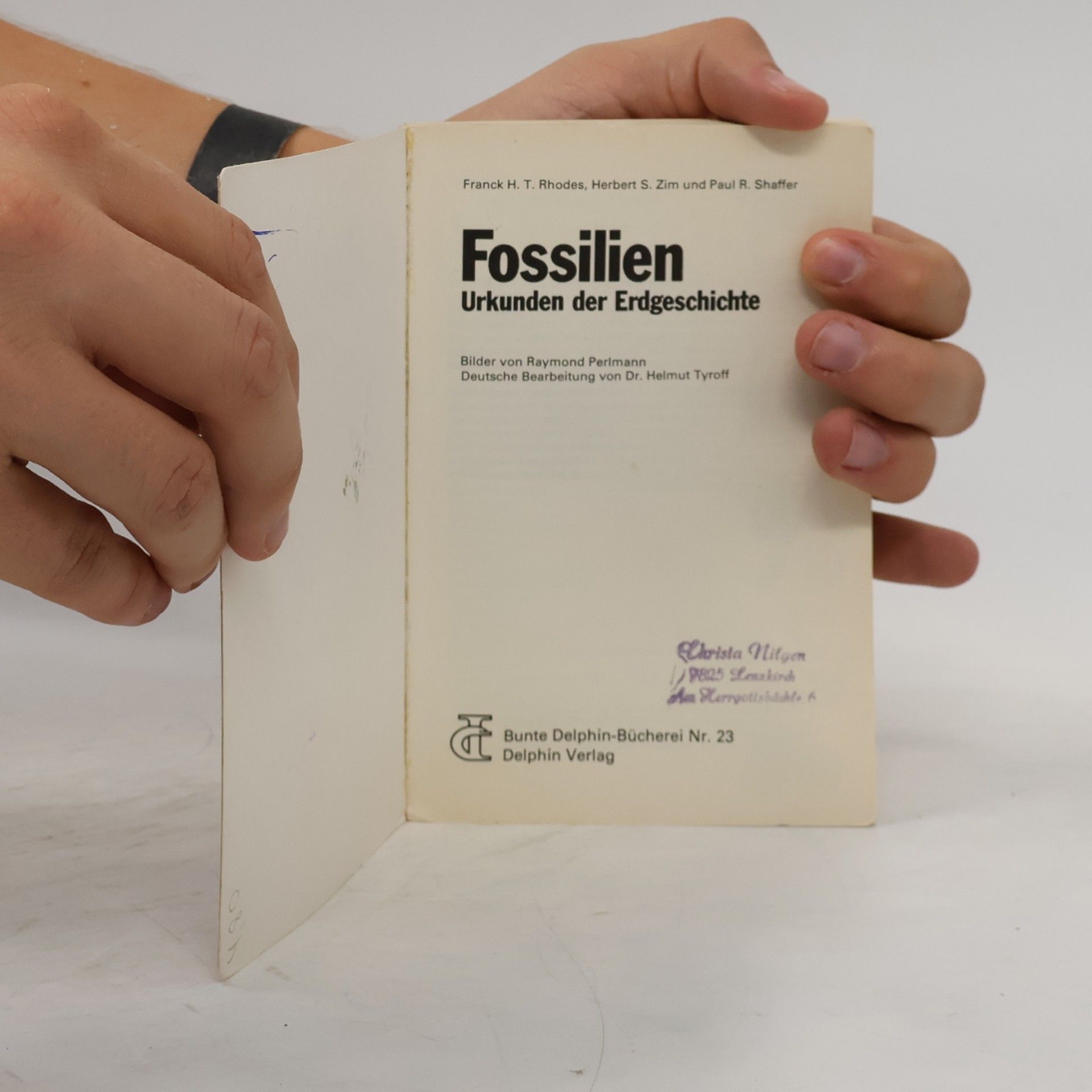 Frank Harold Trevor Rhodes Fossilien