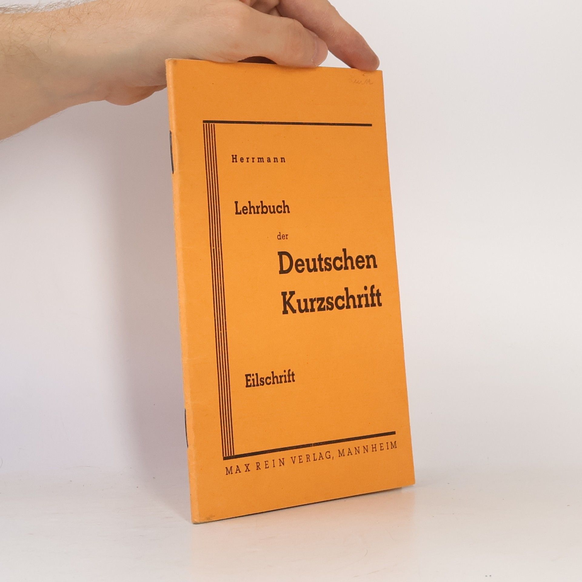 Autorenkollektiv Lehrbuch der Deutschen Kurzschrift