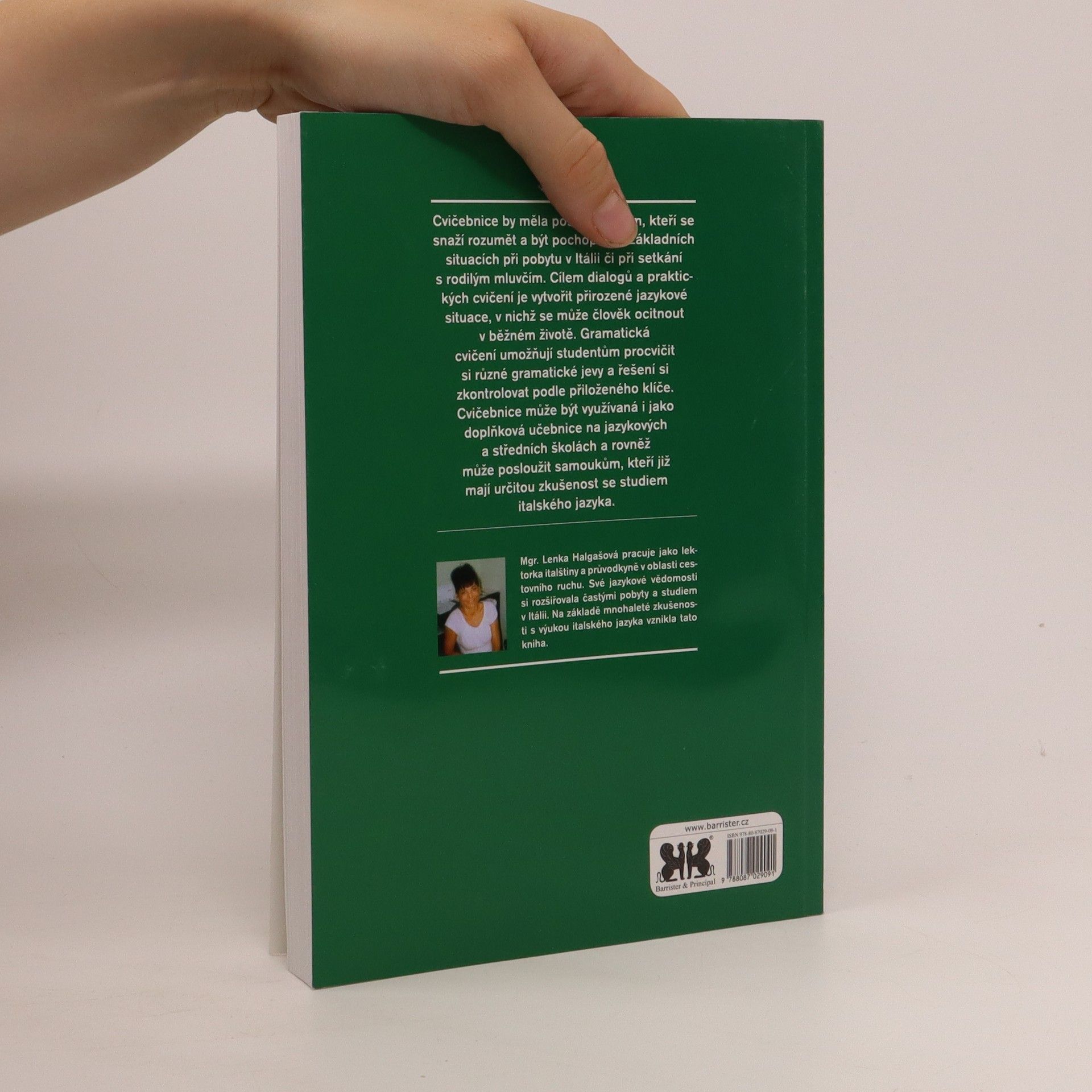 Lenka Halgašová Cvičebnice italštiny = Libro degli esercizi: Pro mírně a středně pokročilé