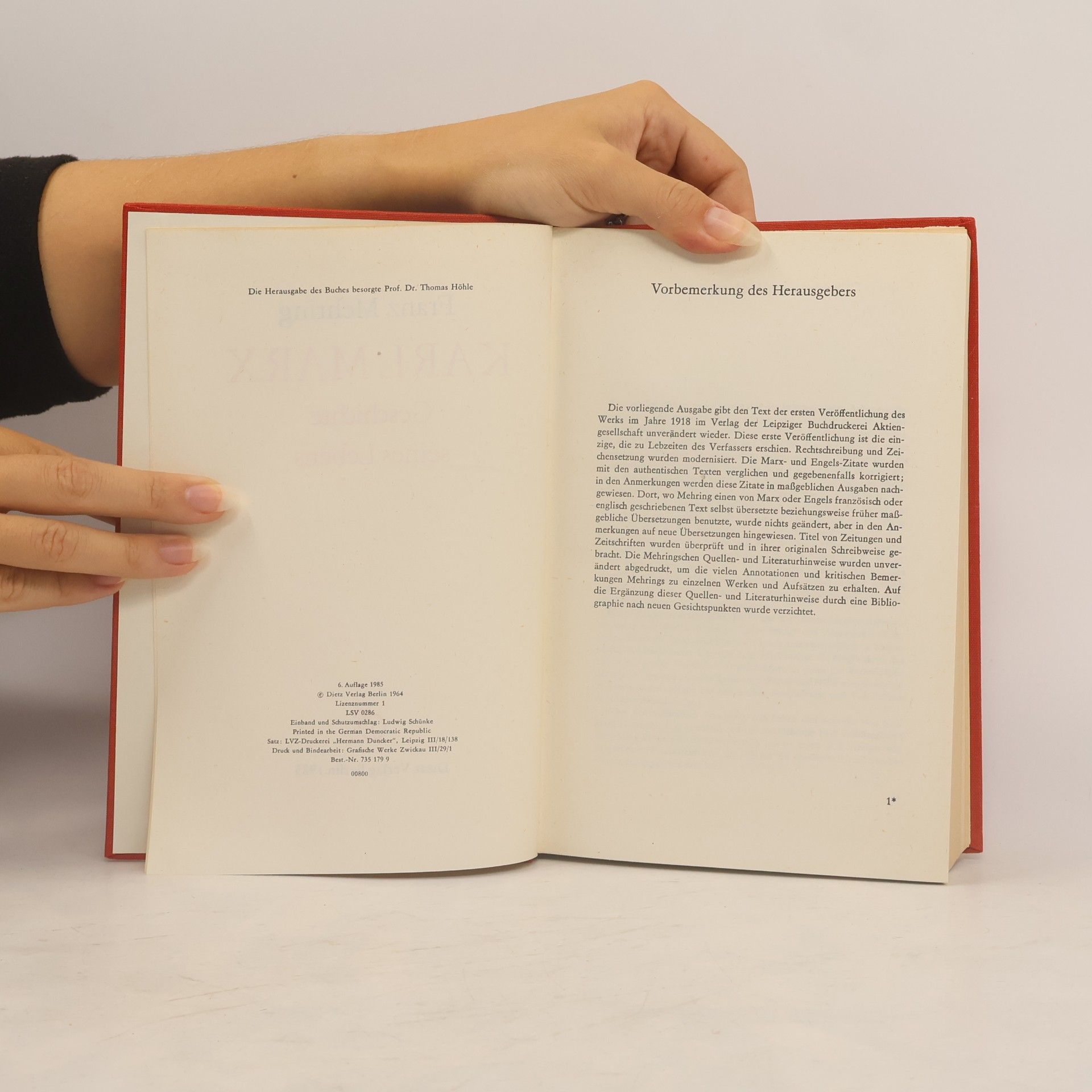 Franz Mehring Karl Marx. Geschichte seines Lebens