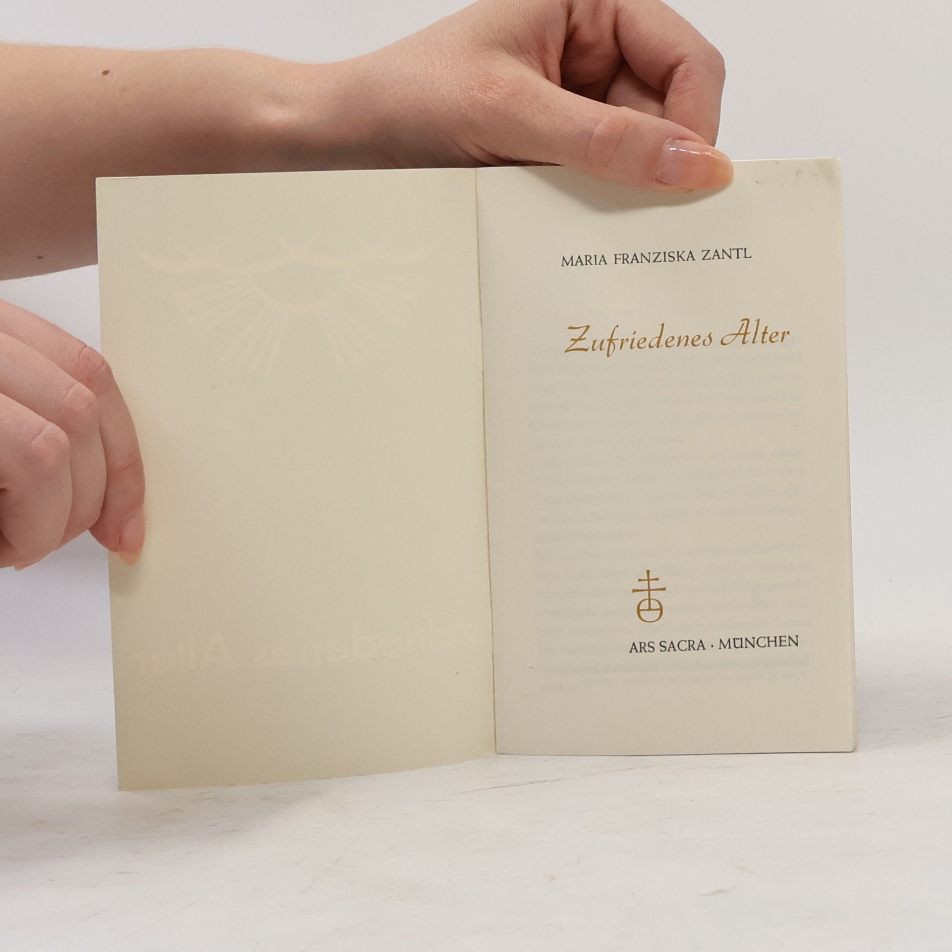 Maria Franziska Zantl Zufriedenes Alter