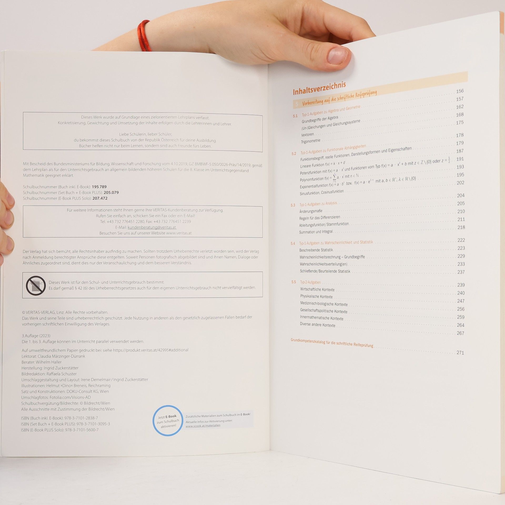 Anita Dorfmayr Thema Mathematik 8. 2. Semestr - Maturatraining