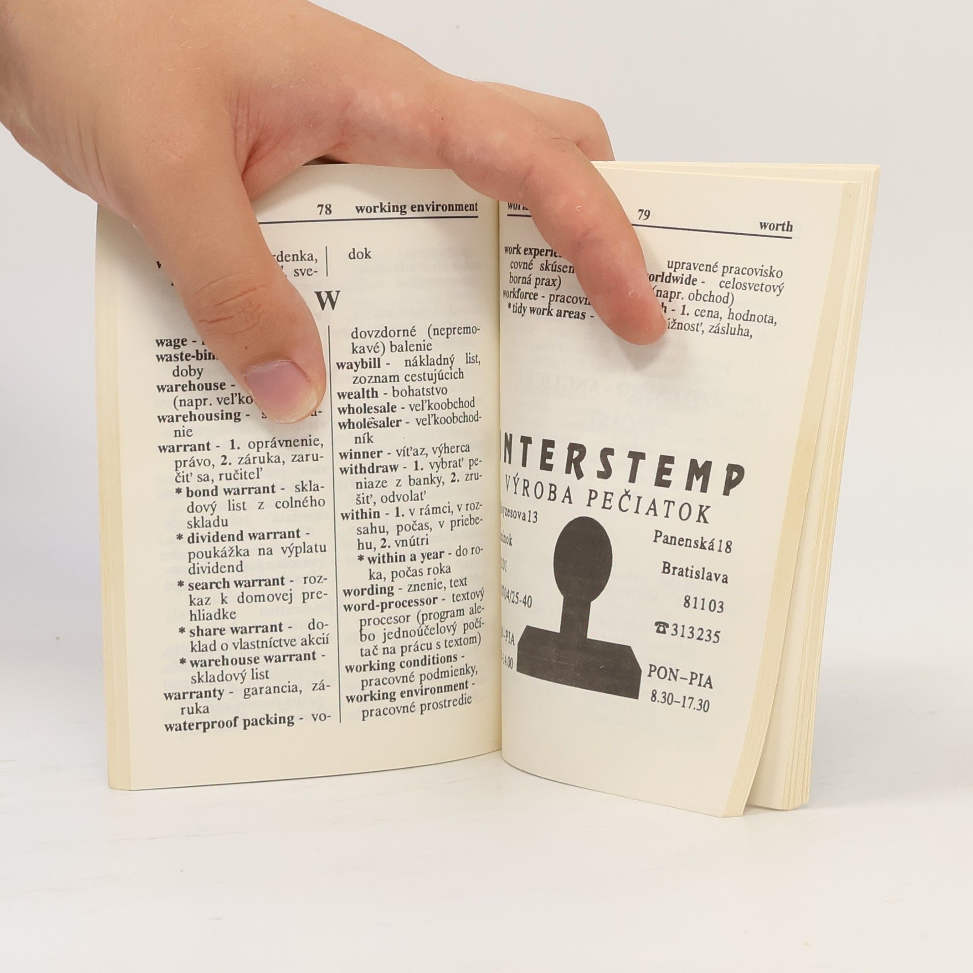 Ján Tarábek English Business Dictionary - Anglicko-slovenský, slovensko-anglický