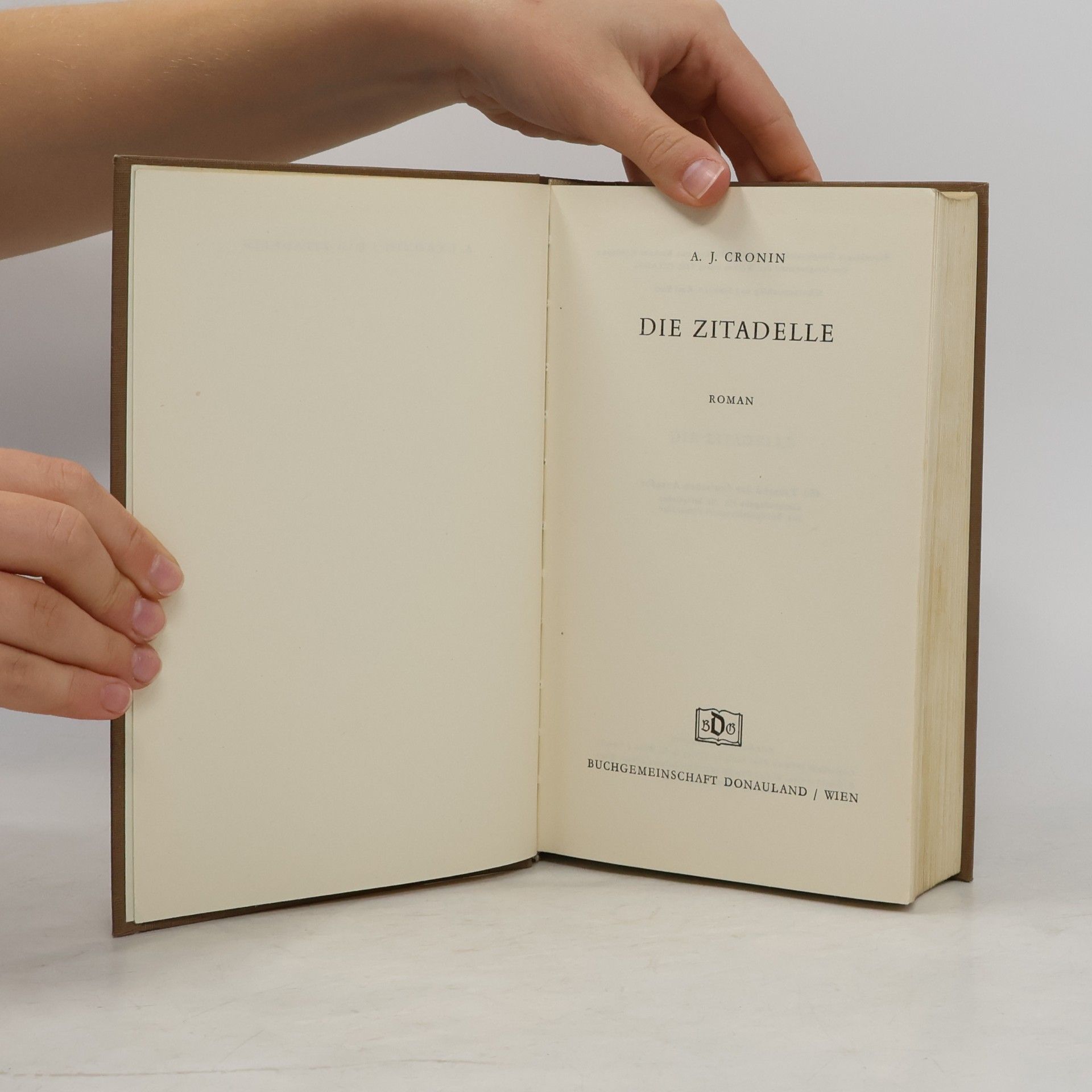 A. J. Cronin Die Zitadelle