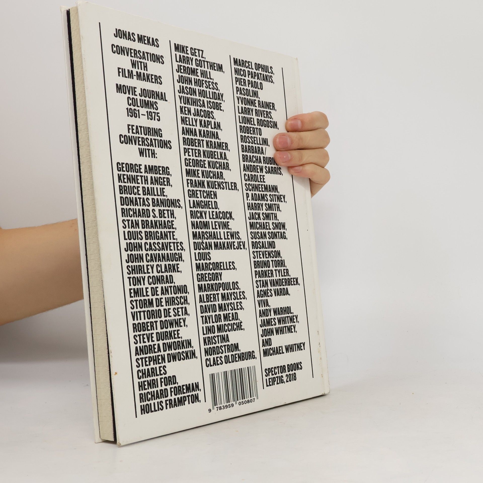 Jonas Mekas Conversations With Film-Makers