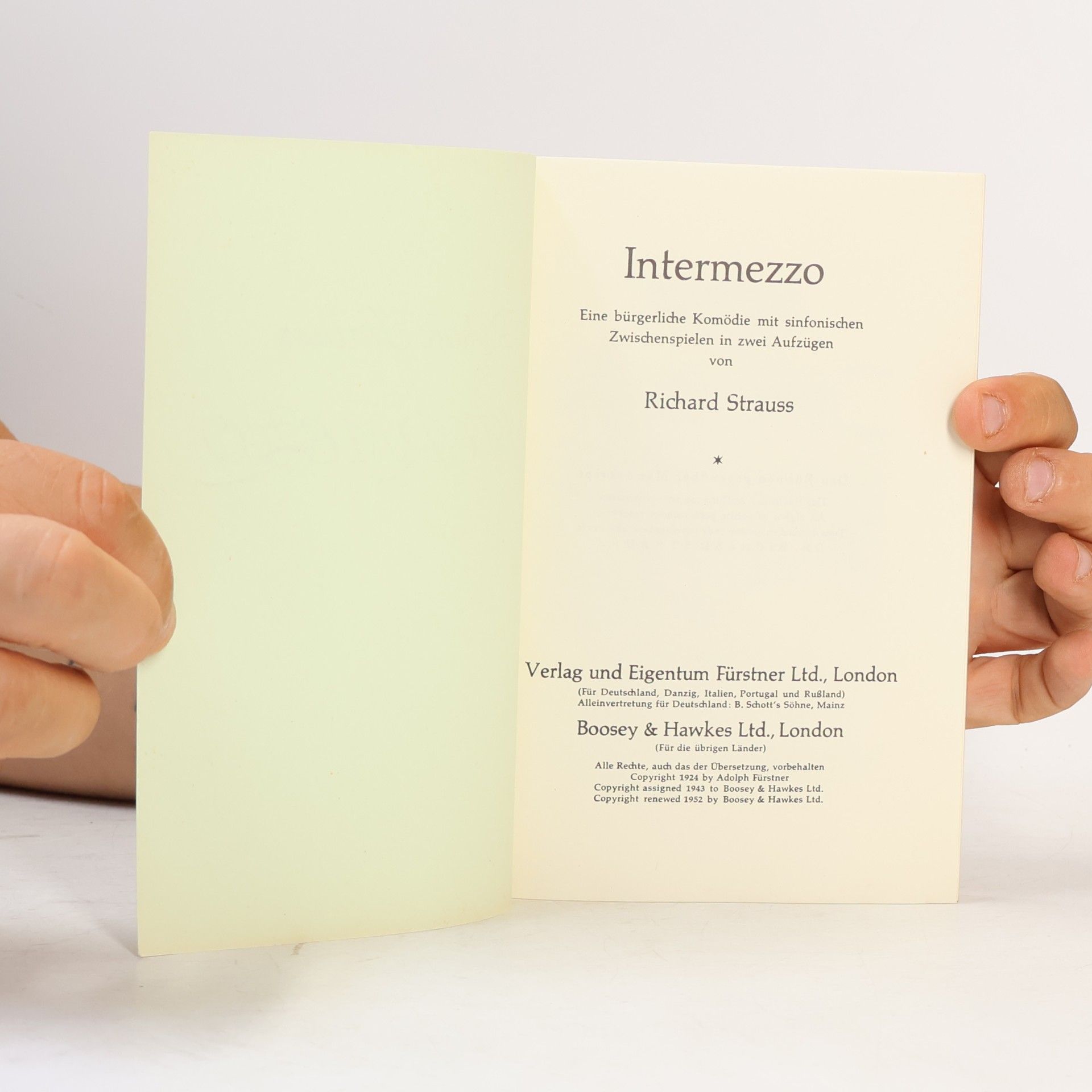 Richard Strauss Intermezzo