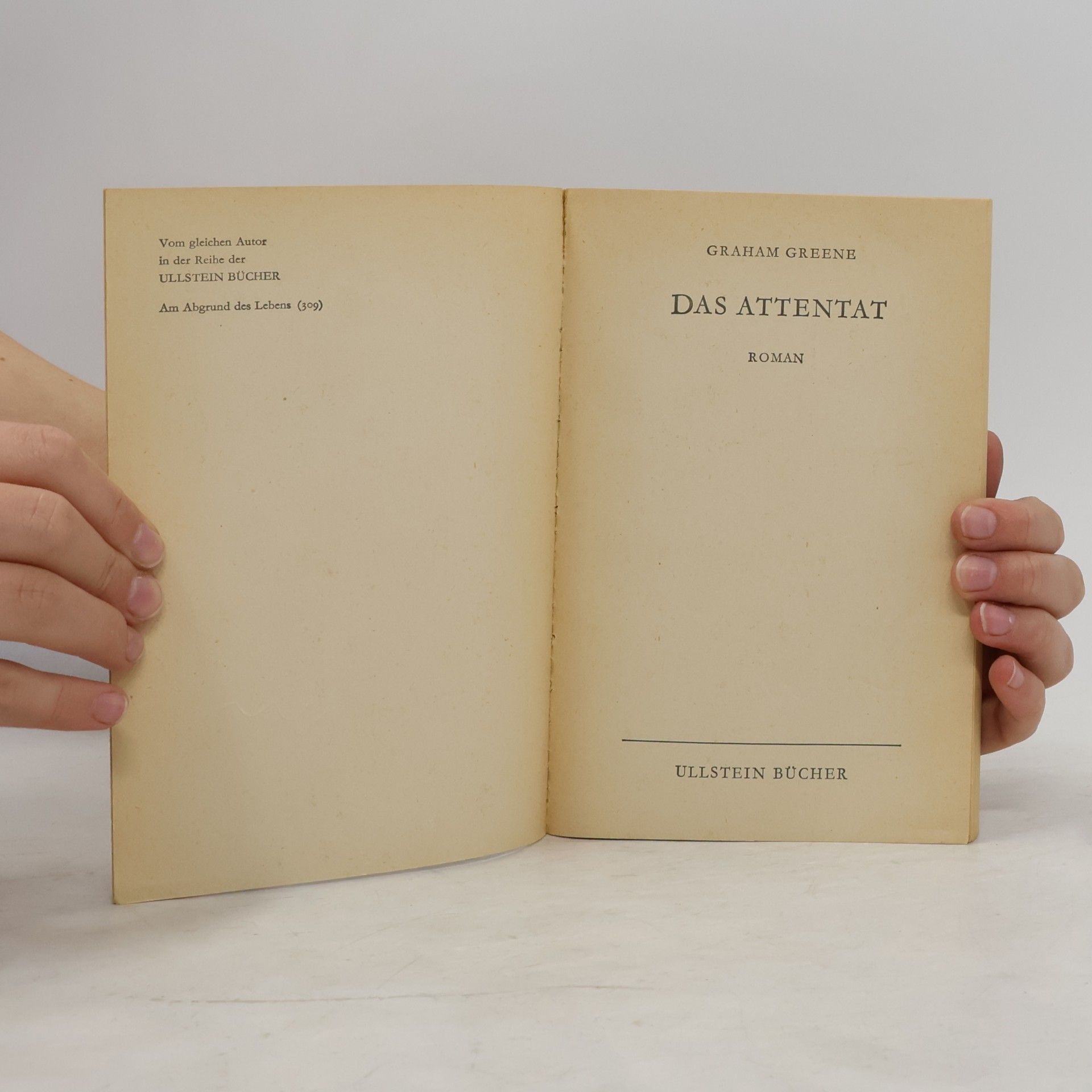 Graham Greene Das Attentat