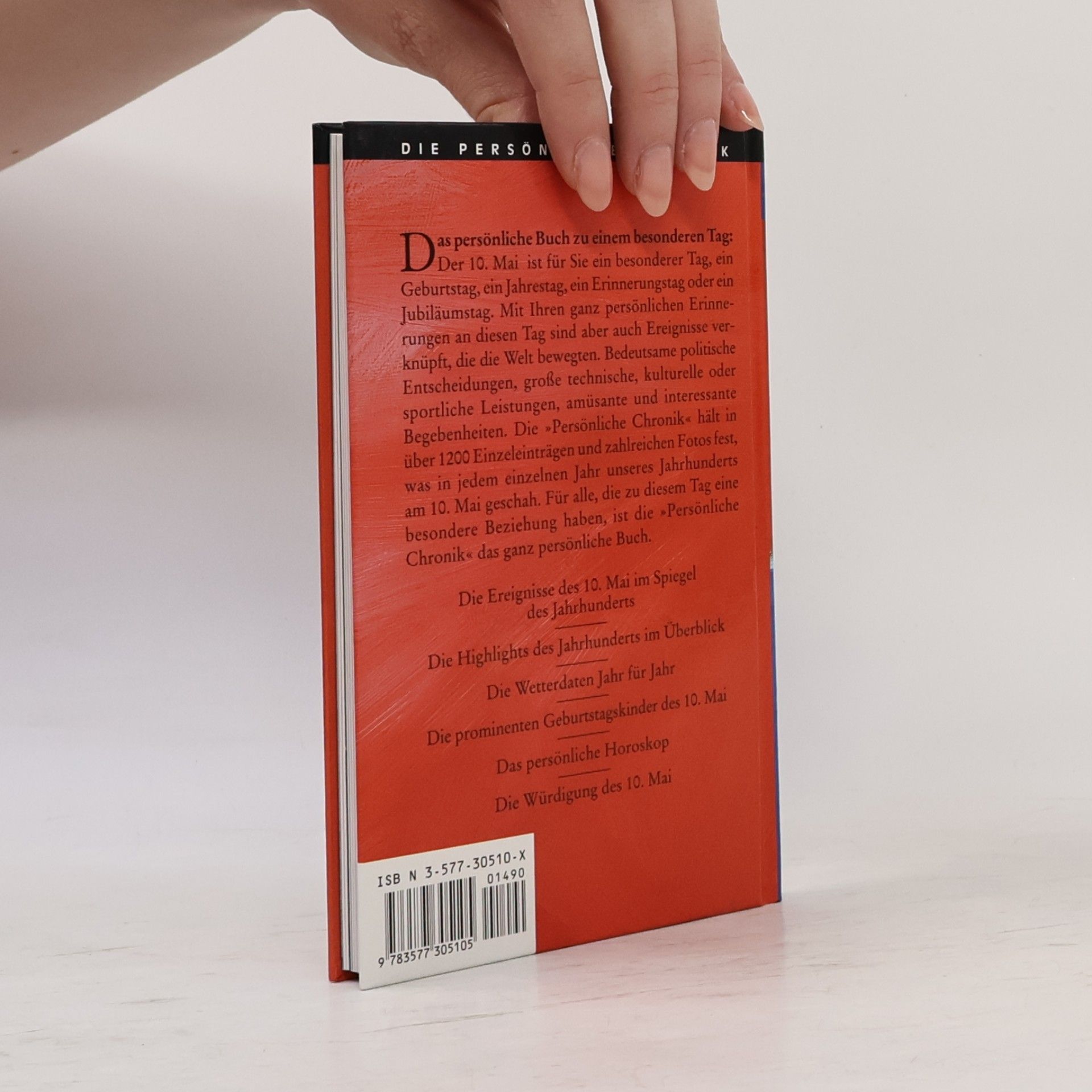 Die Persönliche Chronik, in 366 Bdn., 10. Mai