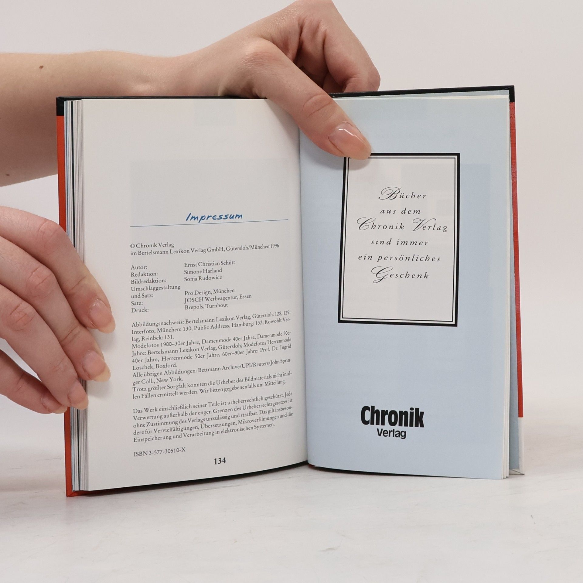 Die Persönliche Chronik, in 366 Bdn., 10. Mai