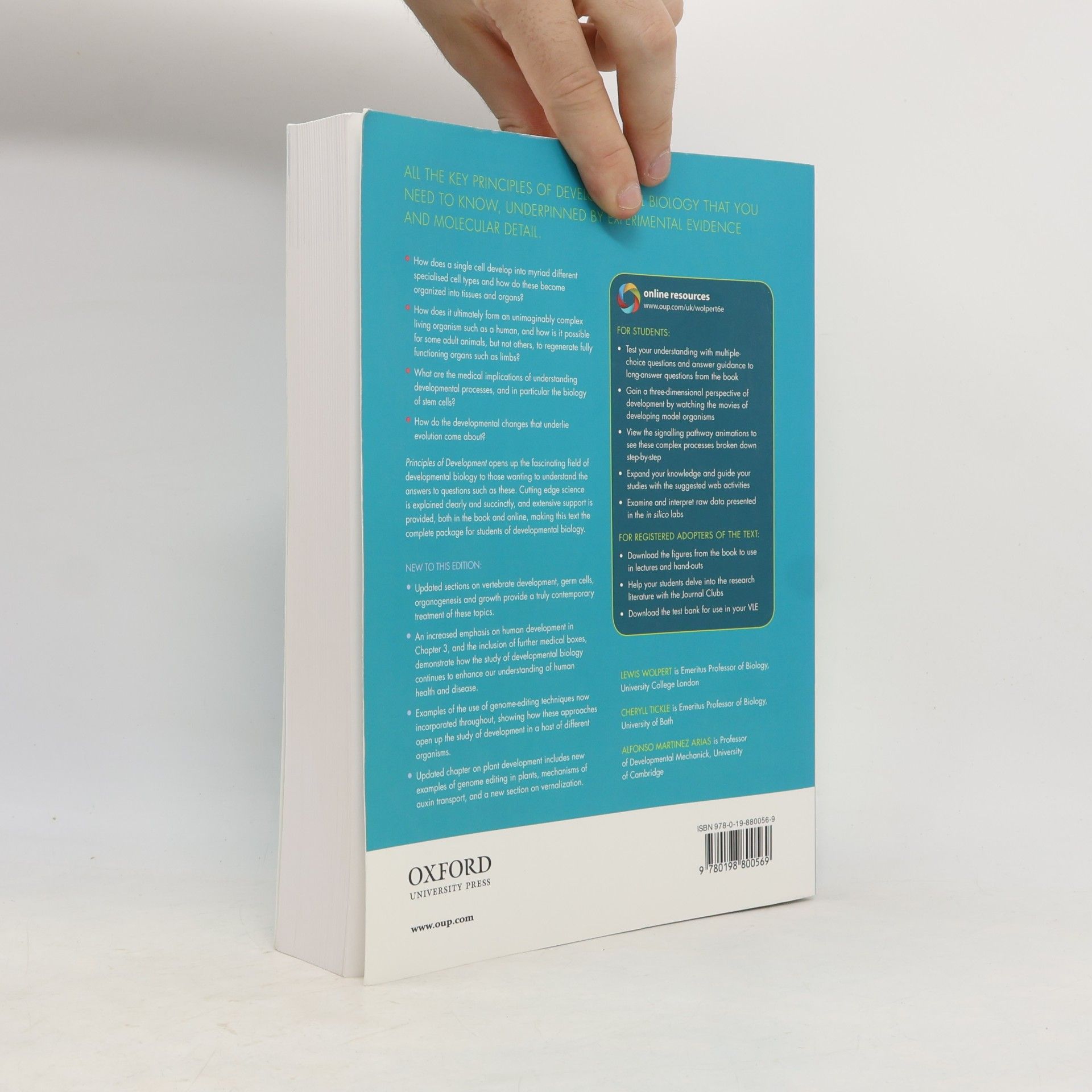 Lewis Wolpert Principles of Development - Sixth Edition
