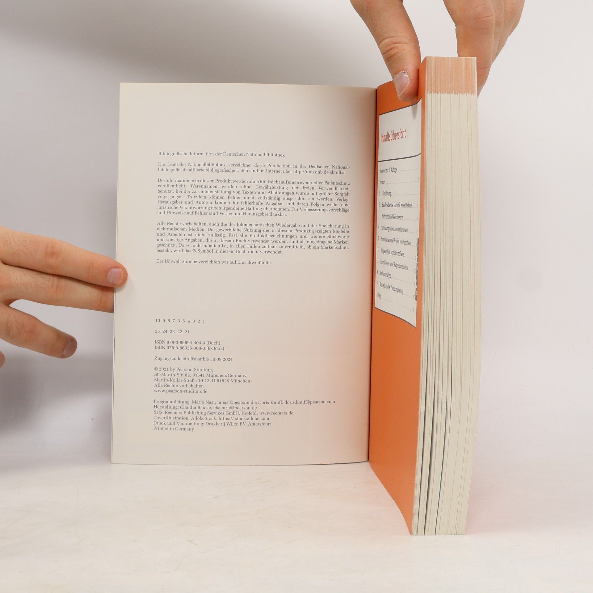 Matthias Rudolf Pearson Studium - Biologie: Biostatistik