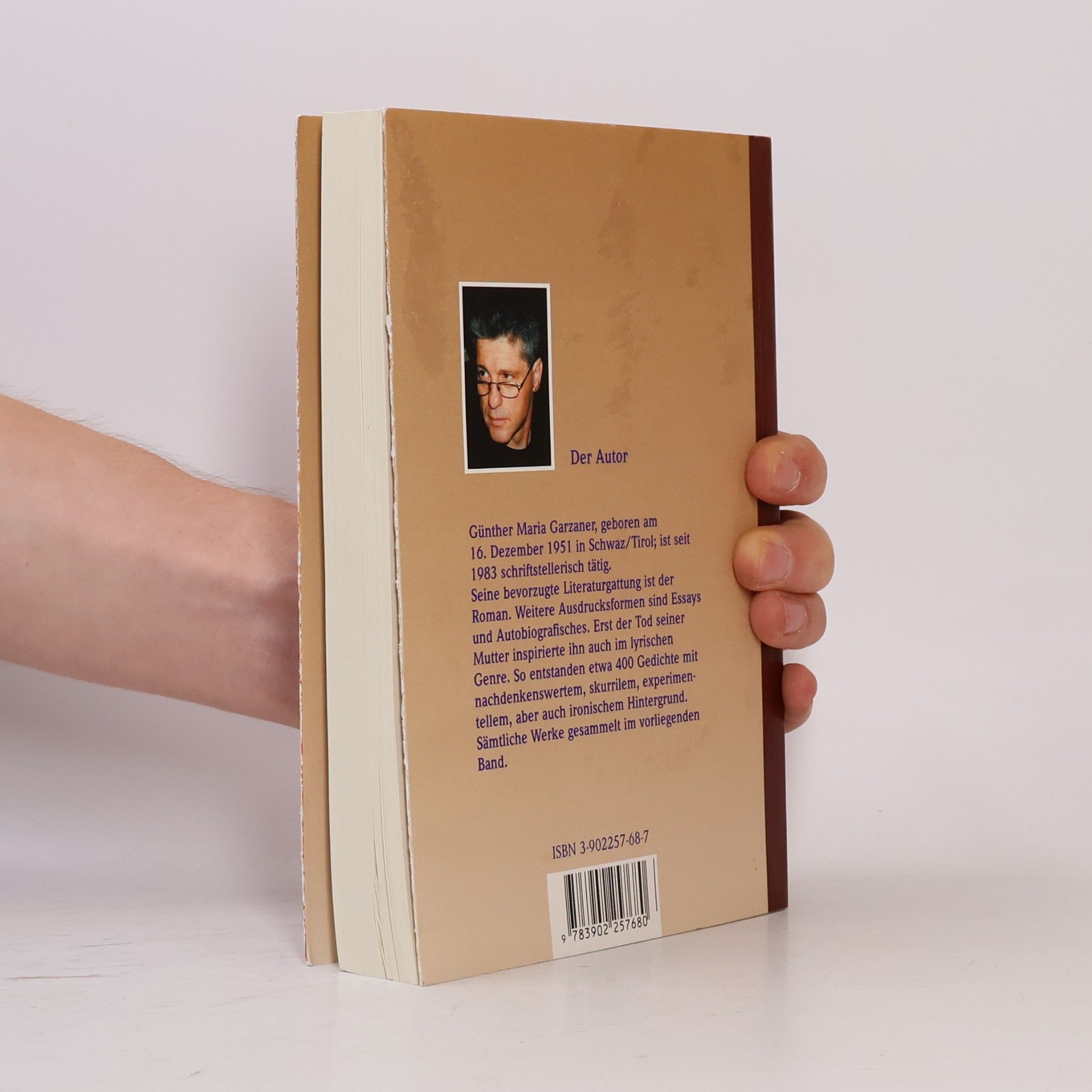Garzaner, Günther M Ein Glas voller Gedanken: Gedichte