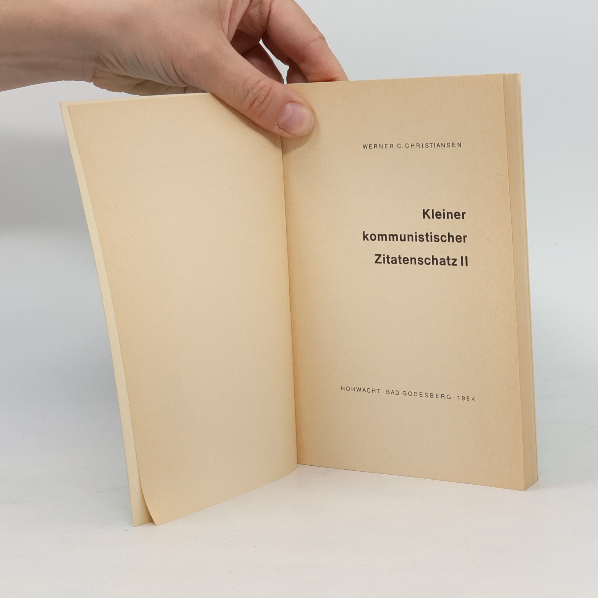Werner C Christiansen Kleiner kommunistischer Zitatenschatz II