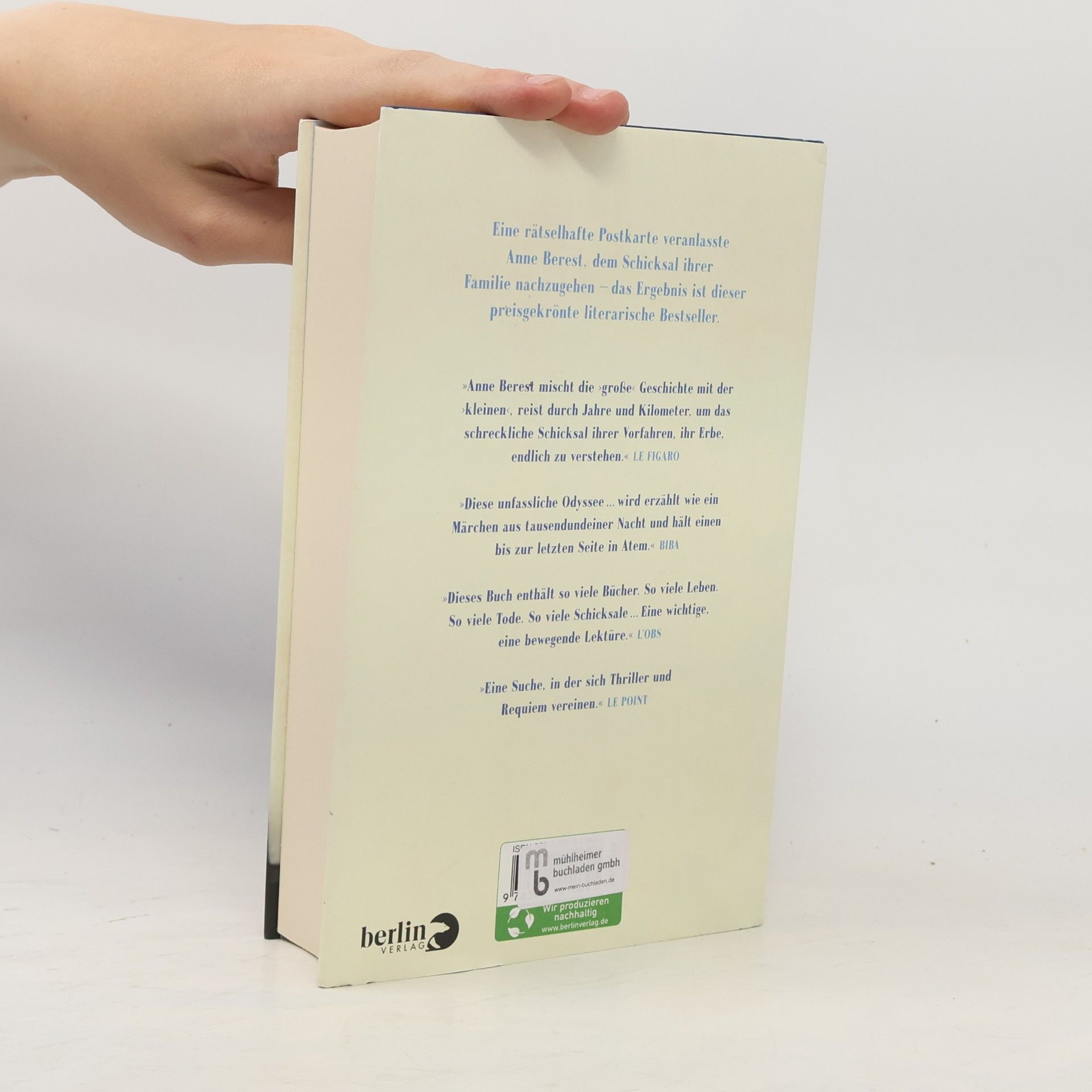 Anne Berest Die Postkarte