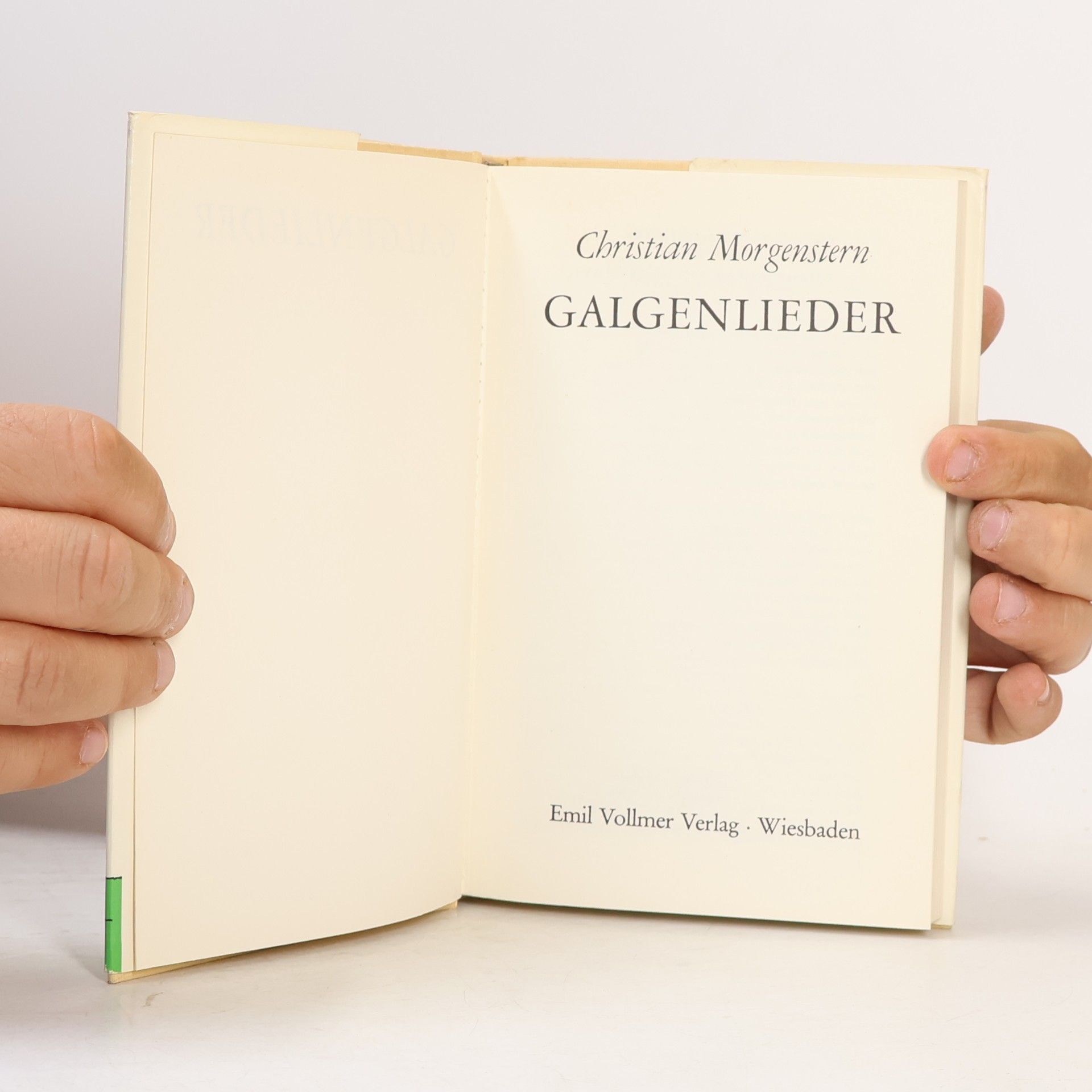 Christian Morgenstern Galgenlieder